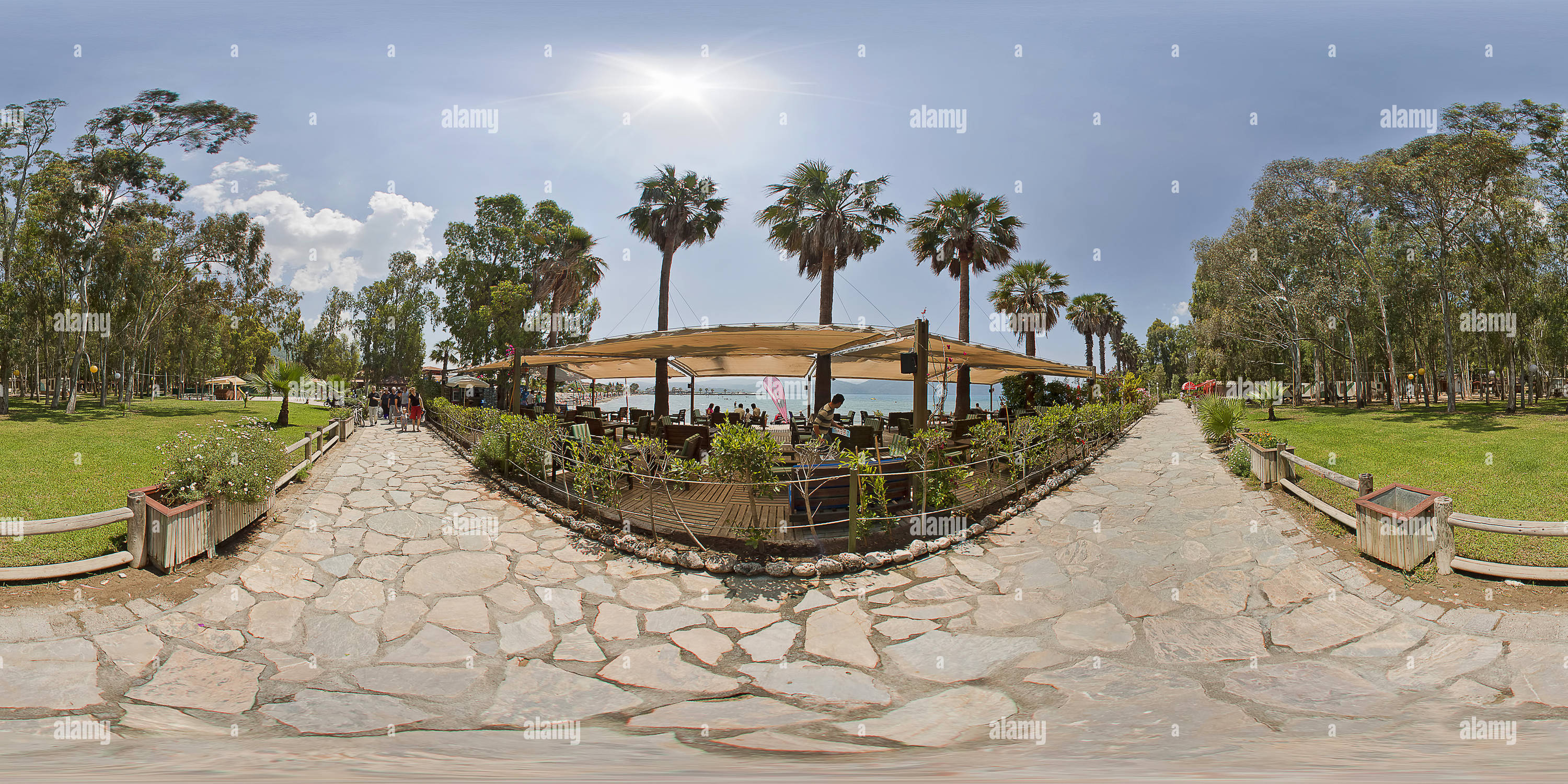 Vista panorámica en 360 grados de Gokova Park