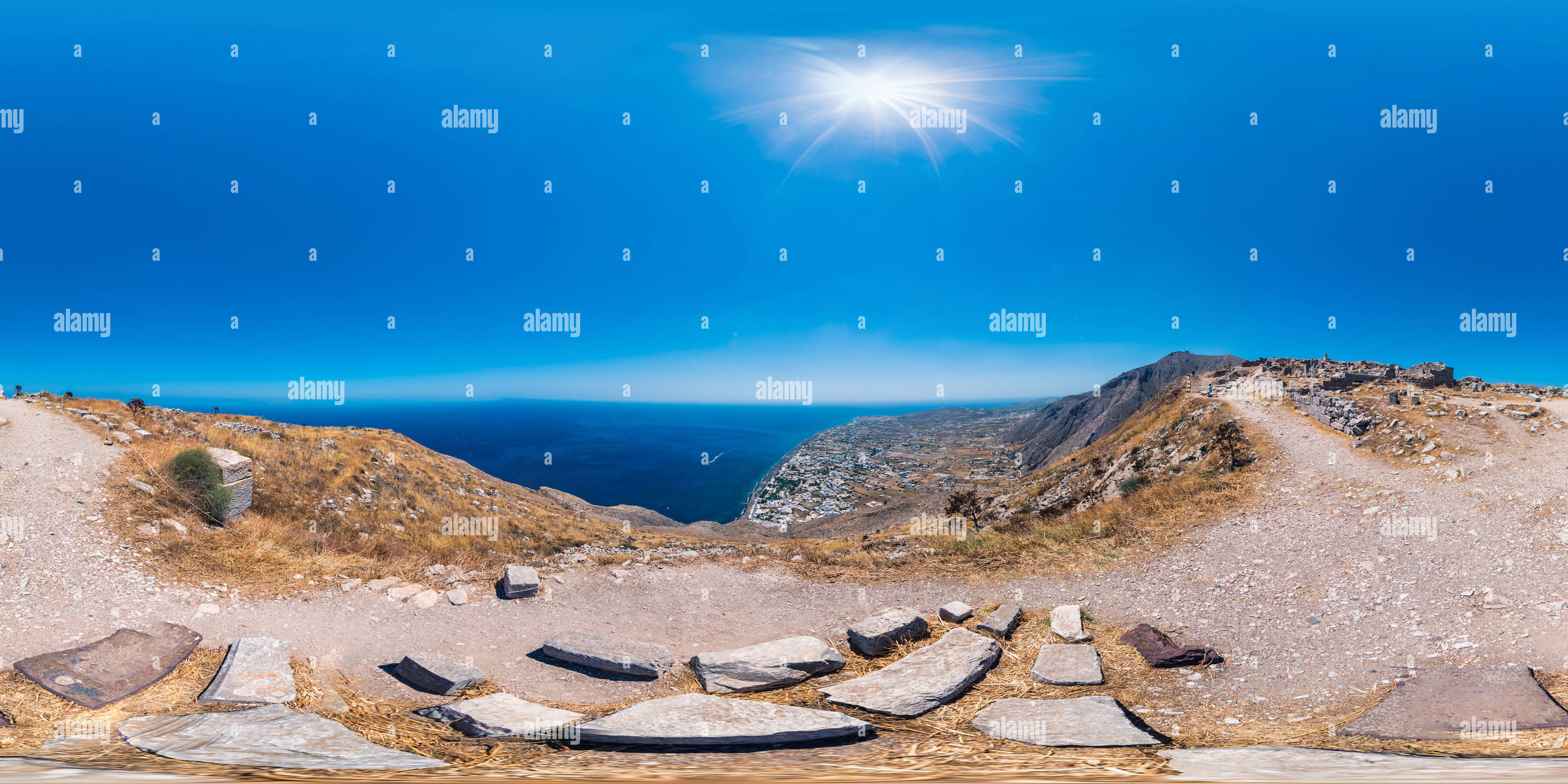 Vista panorámica en 360 grados de Antigua Thera [7]