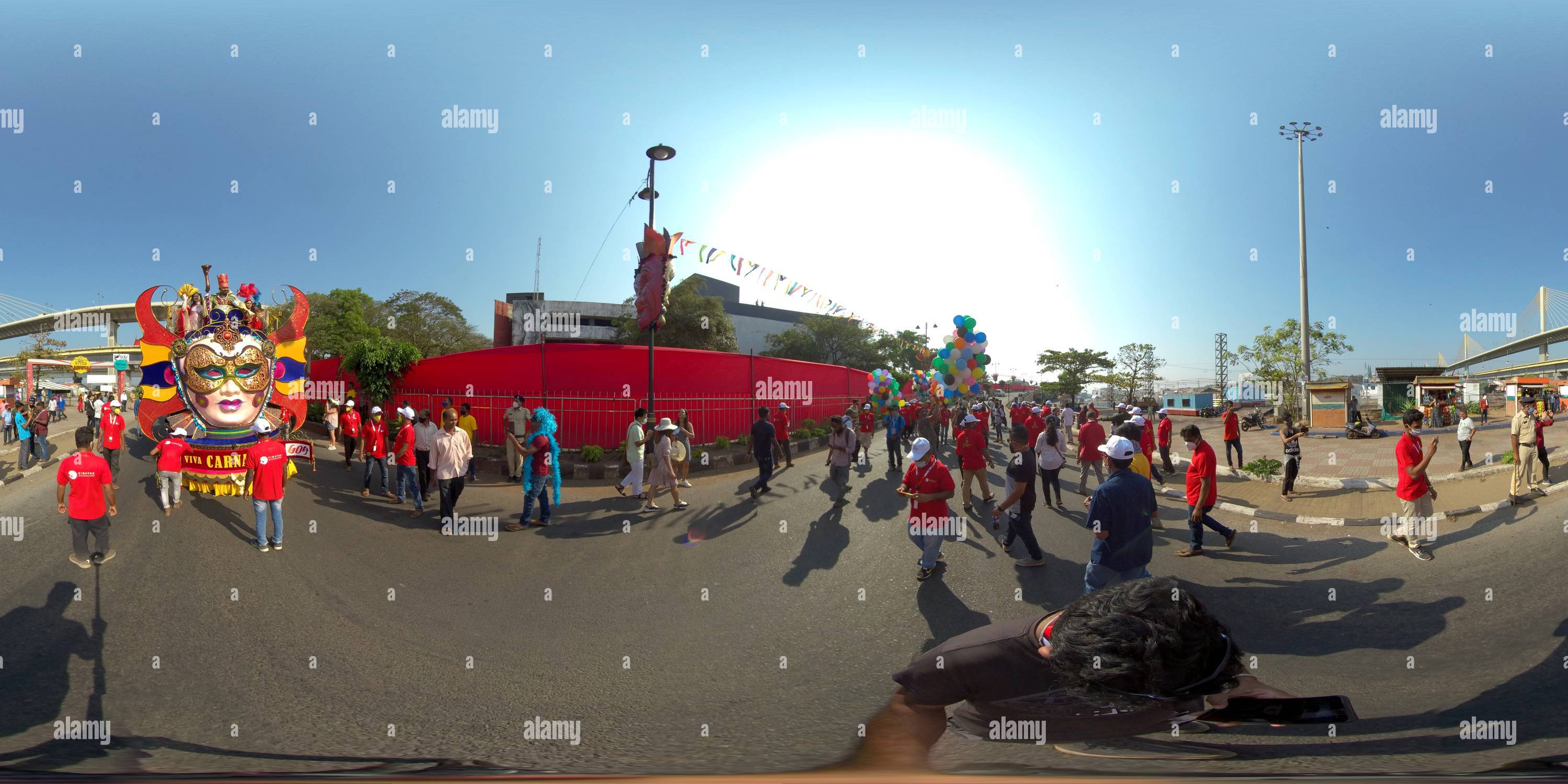 Vista panorámica en 360 grados de Viva Carnaval 2021