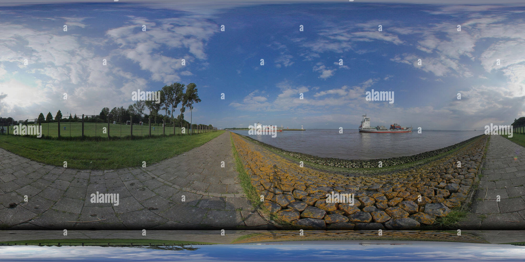 Vista panorámica en 360 grados de Elbschleuse1 3