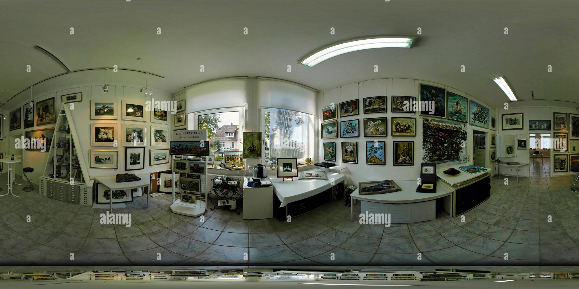 Vista panorámica en 360 grados de Galerie Rusch Sphären 8