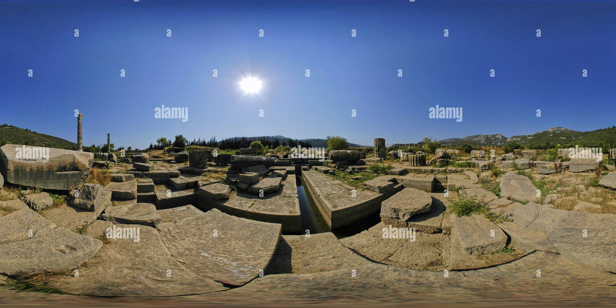 Vista panorámica en 360 grados de Klaros