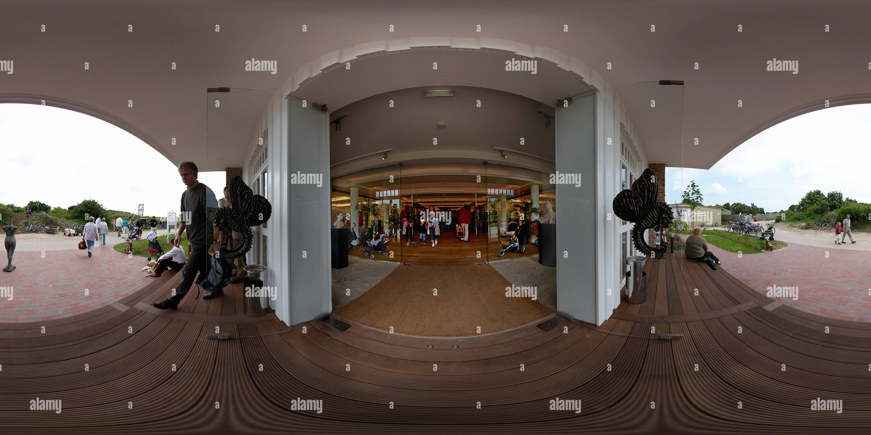 Vista panorámica en 360 grados de Spiekeroog Künstlerhaus