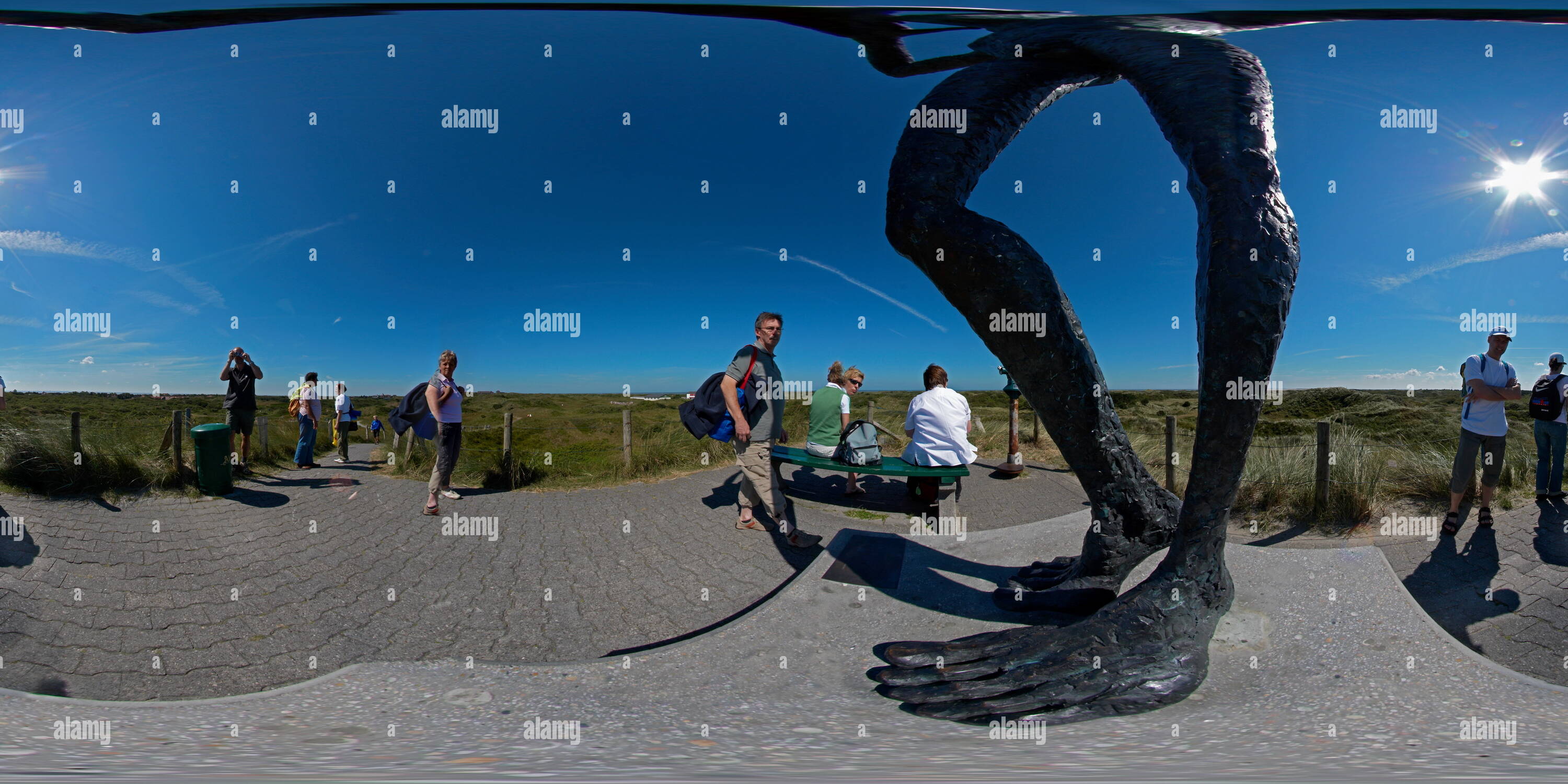 Vista panorámica en 360 grados de Spiekeroog Utkiek 2