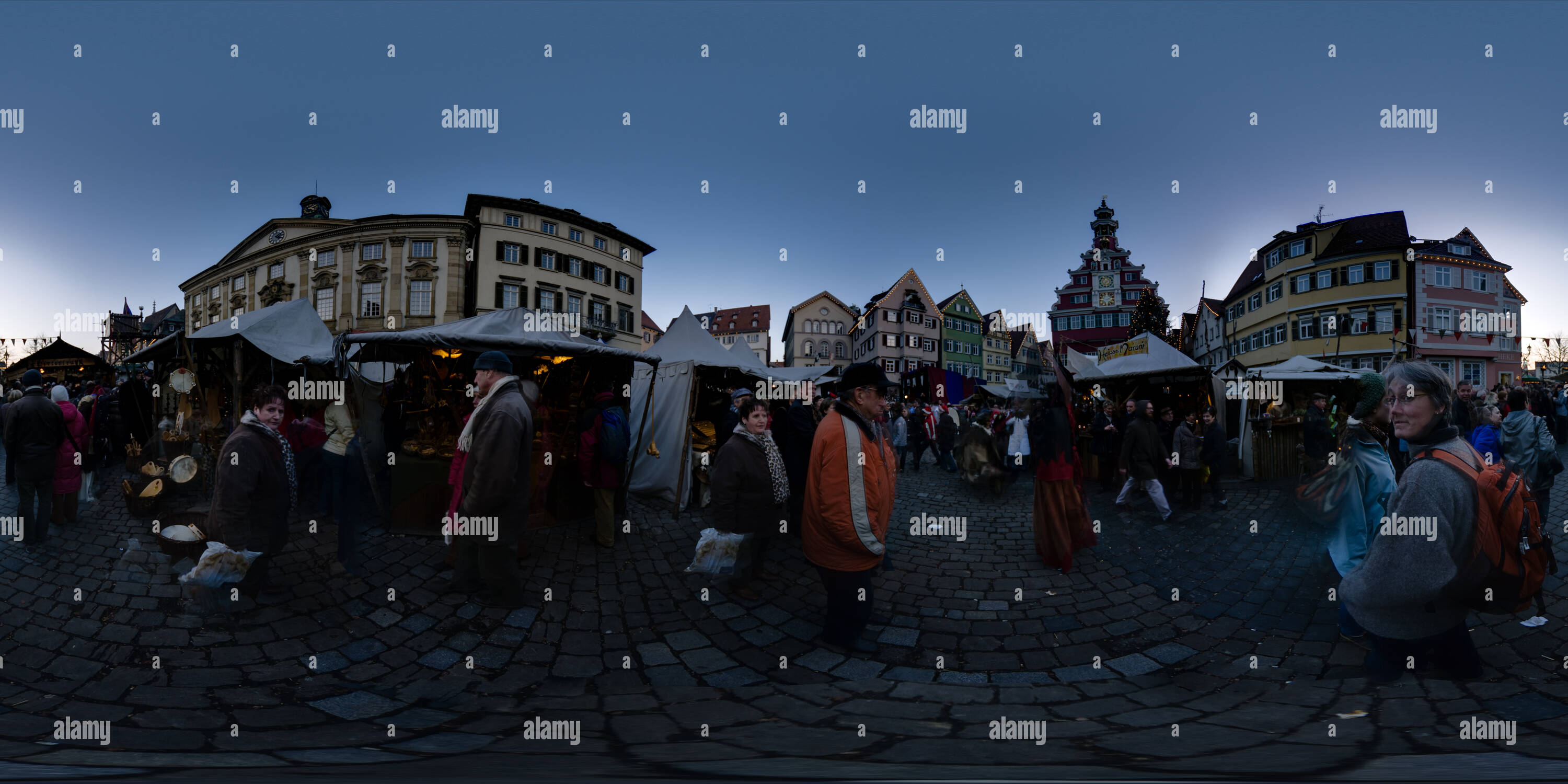 Vista panorámica en 360 grados de Mittelaltermarkt Esslingen