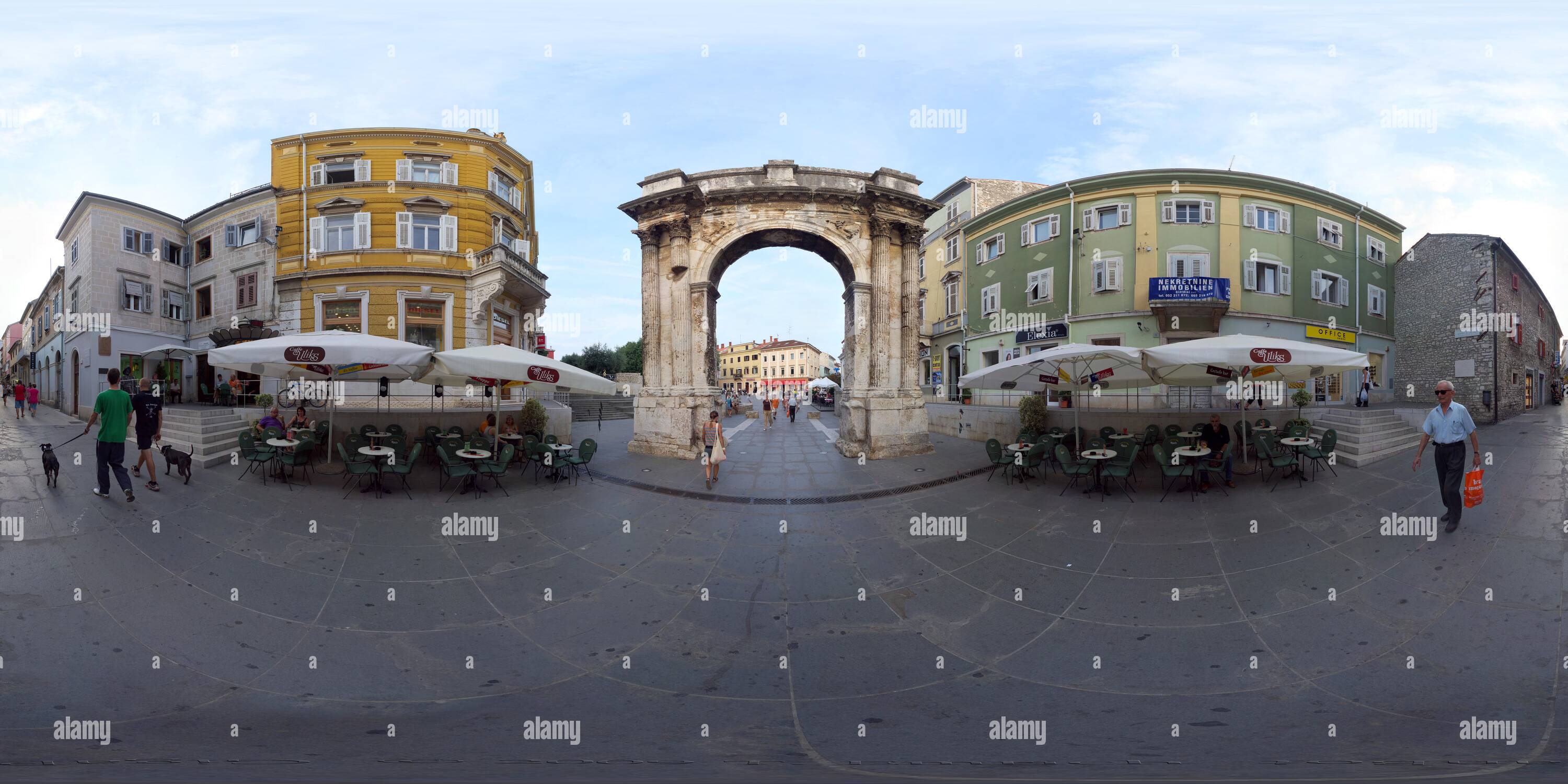 Vista De 360 Grados De Golden Gate Porta Aurea East View Alamy