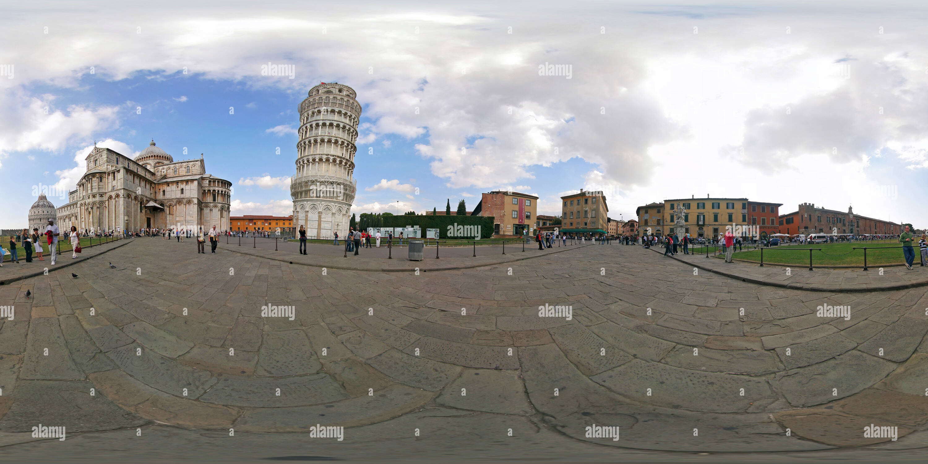 Vista panorámica en 360 grados de Piza