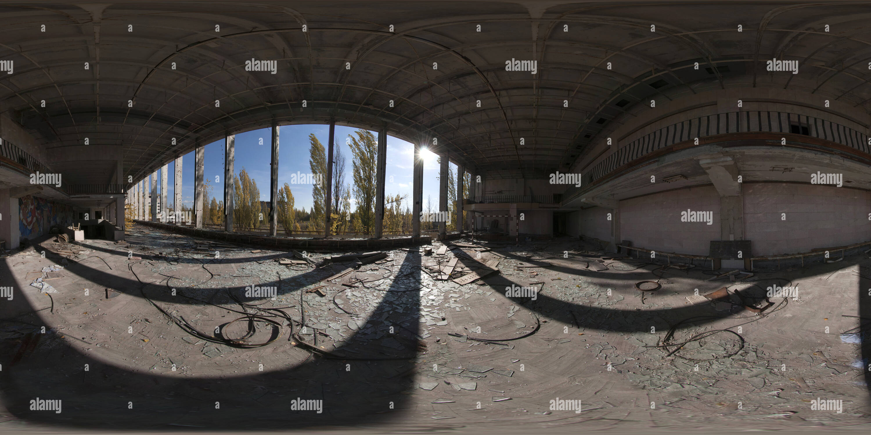 Vista panorámica en 360 grados de Pripyat Dk Energetik