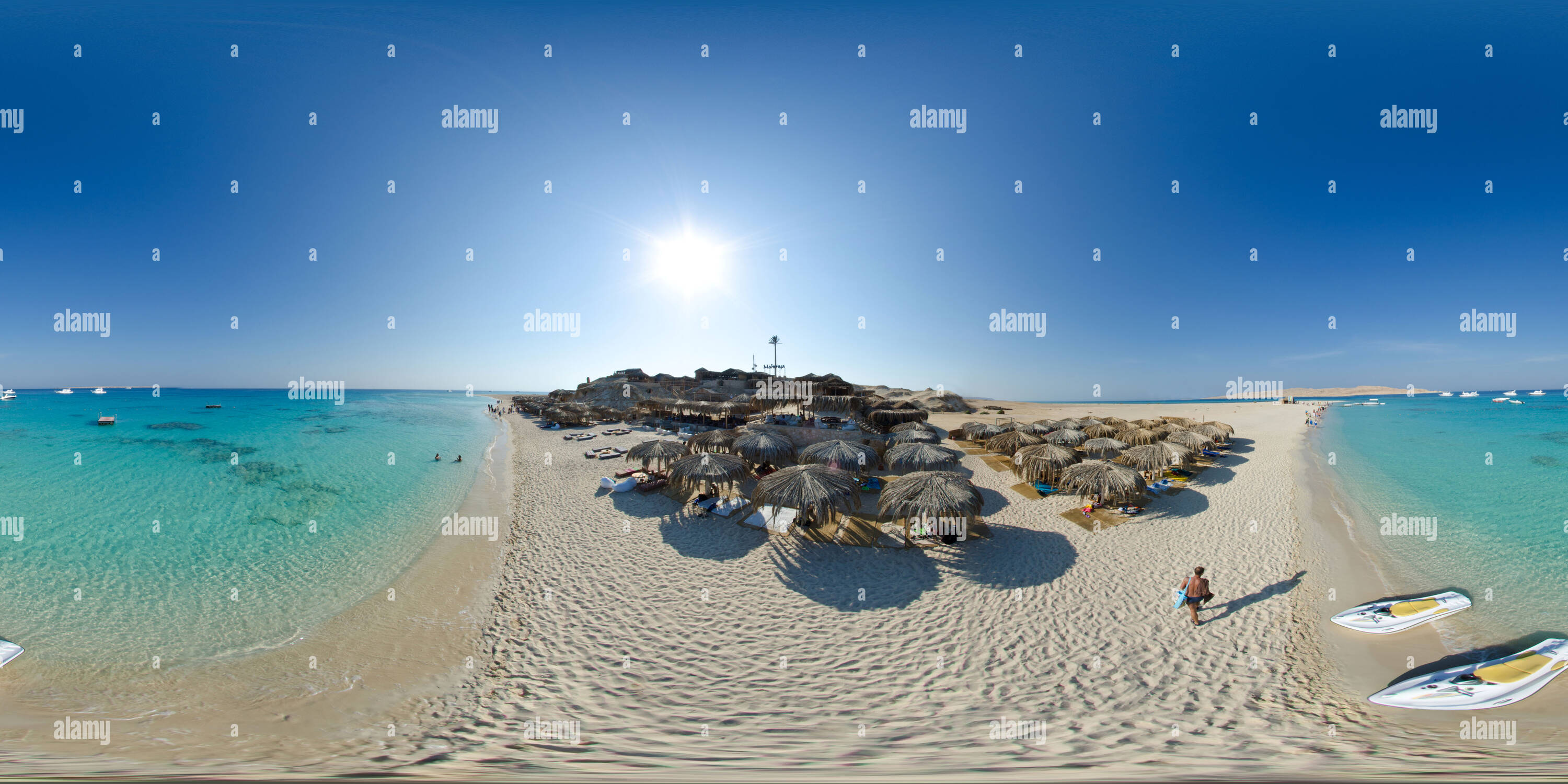 Vista panorámica en 360 grados de Playa aéreos