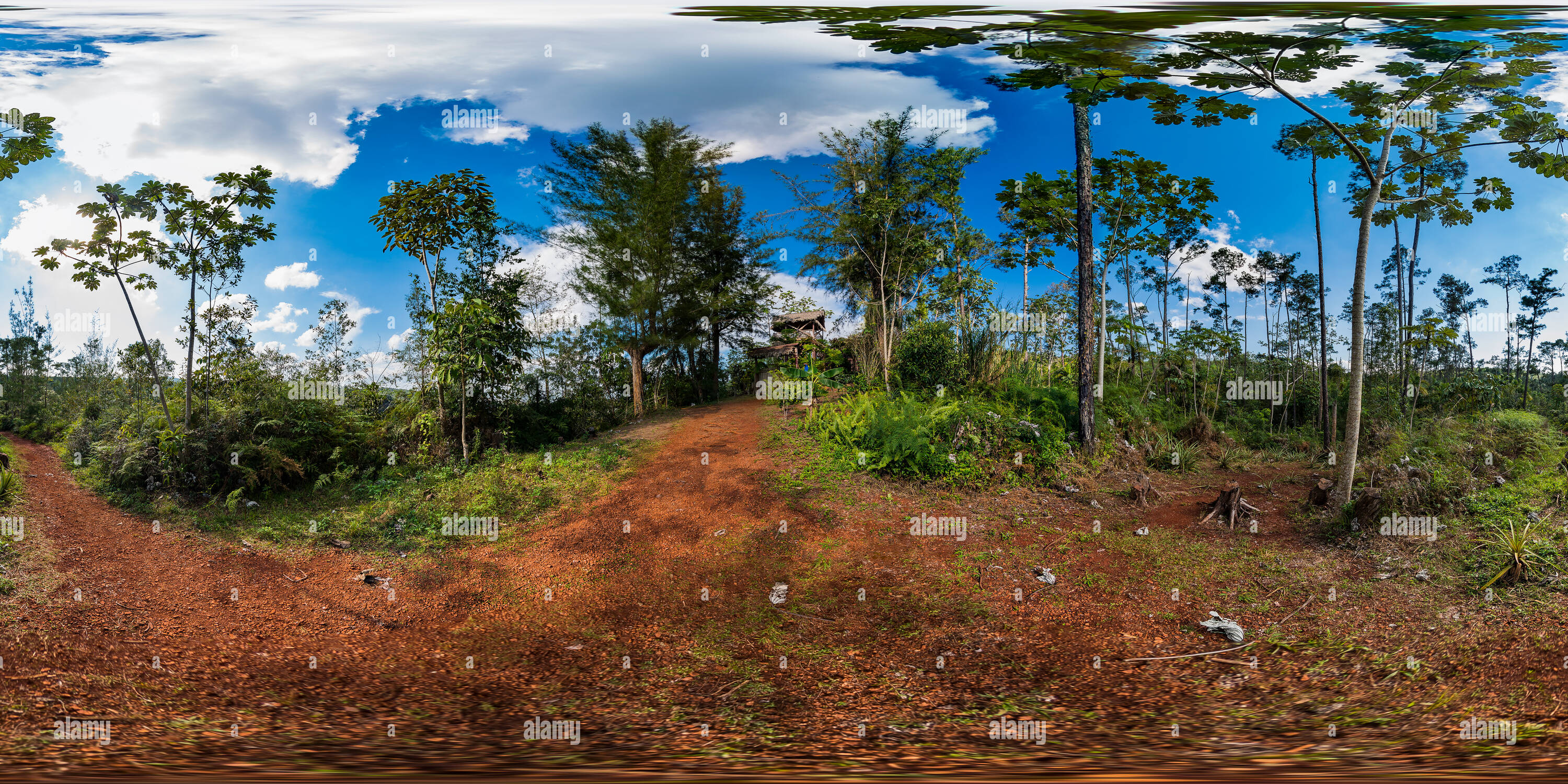 Vista de 360 grados de Cuba Parque Nacional Pinares de Mayarí
