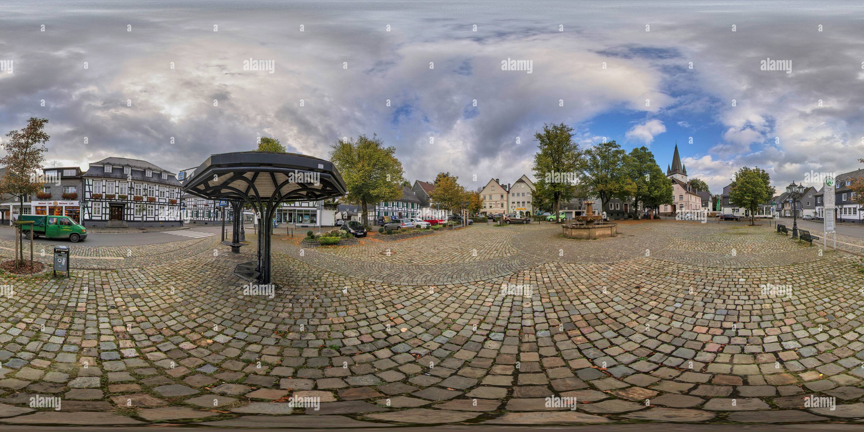 Vista panorámica en 360 grados de Platz en Drolshagen