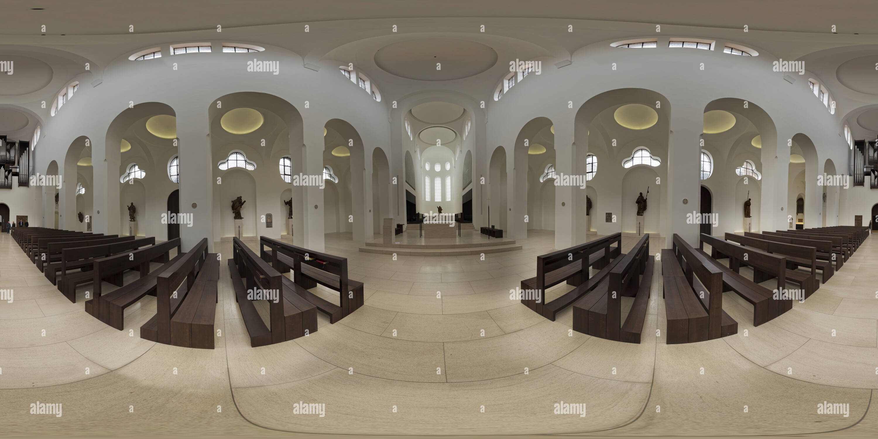 Vista panorámica en 360 grados de Moritzkirche Augsburg