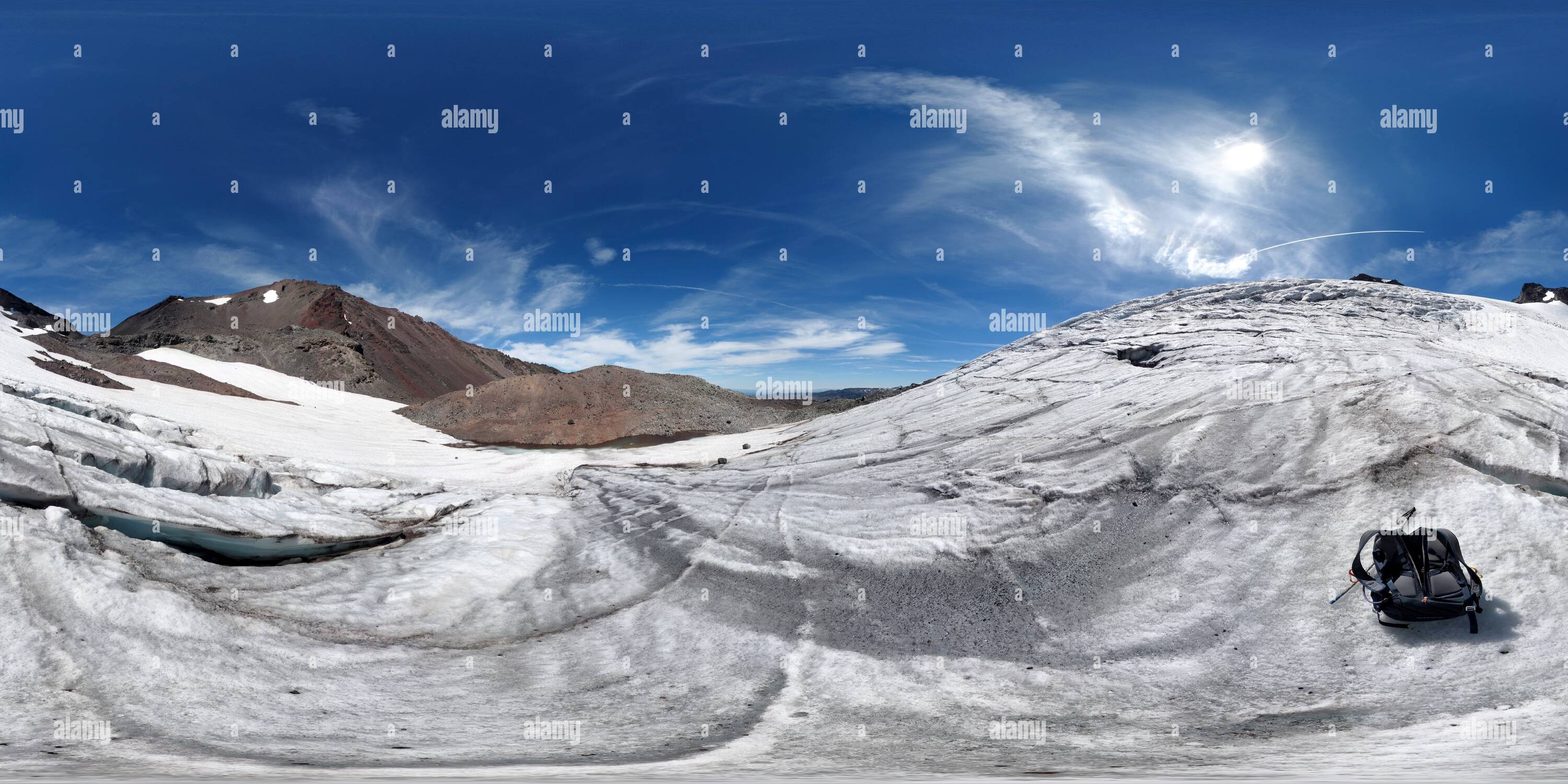 Vista panorámica en 360 grados de Hayden Glaciar [1]