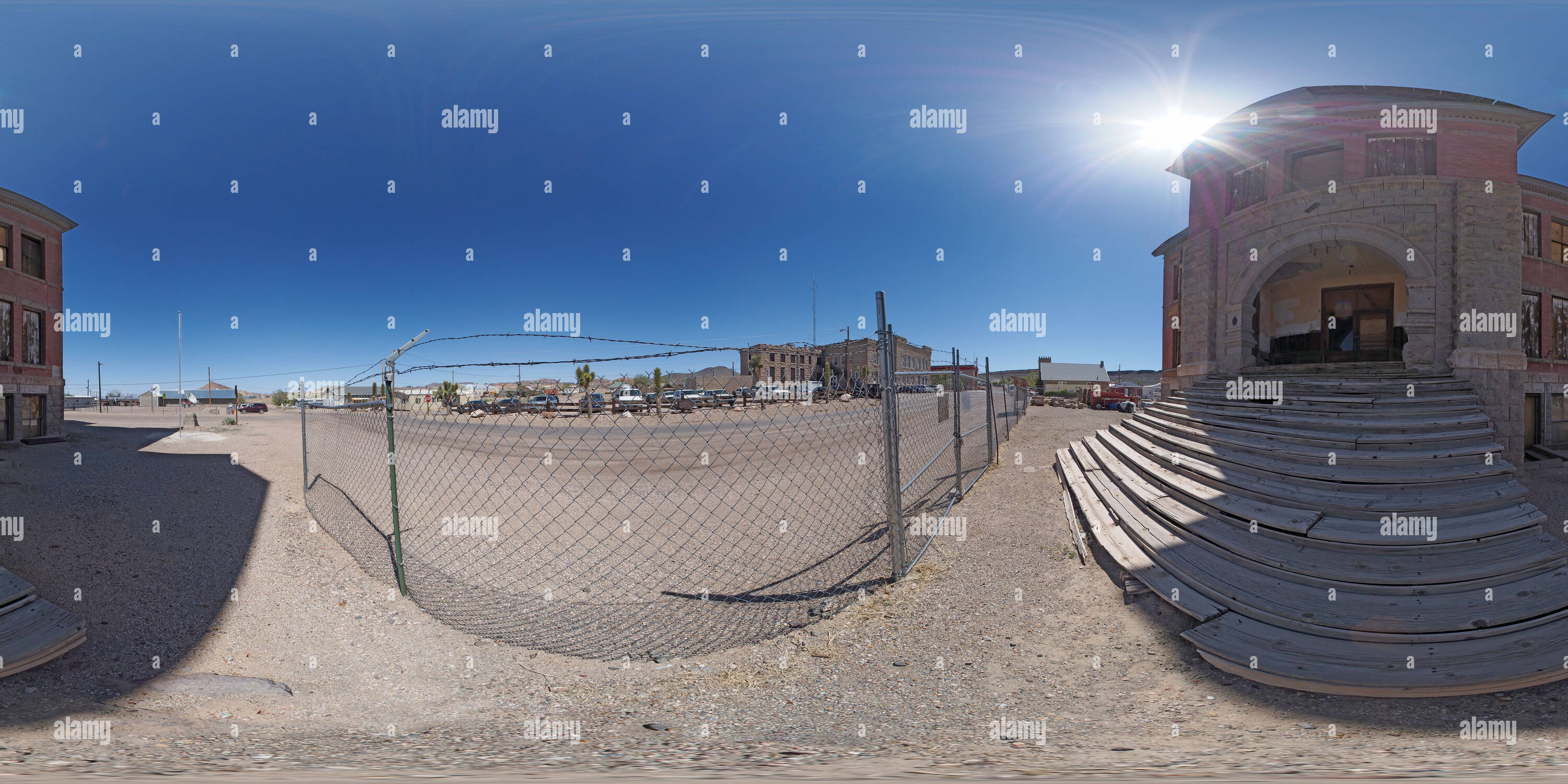 Vista panorámica en 360 grados de Goldfield High School