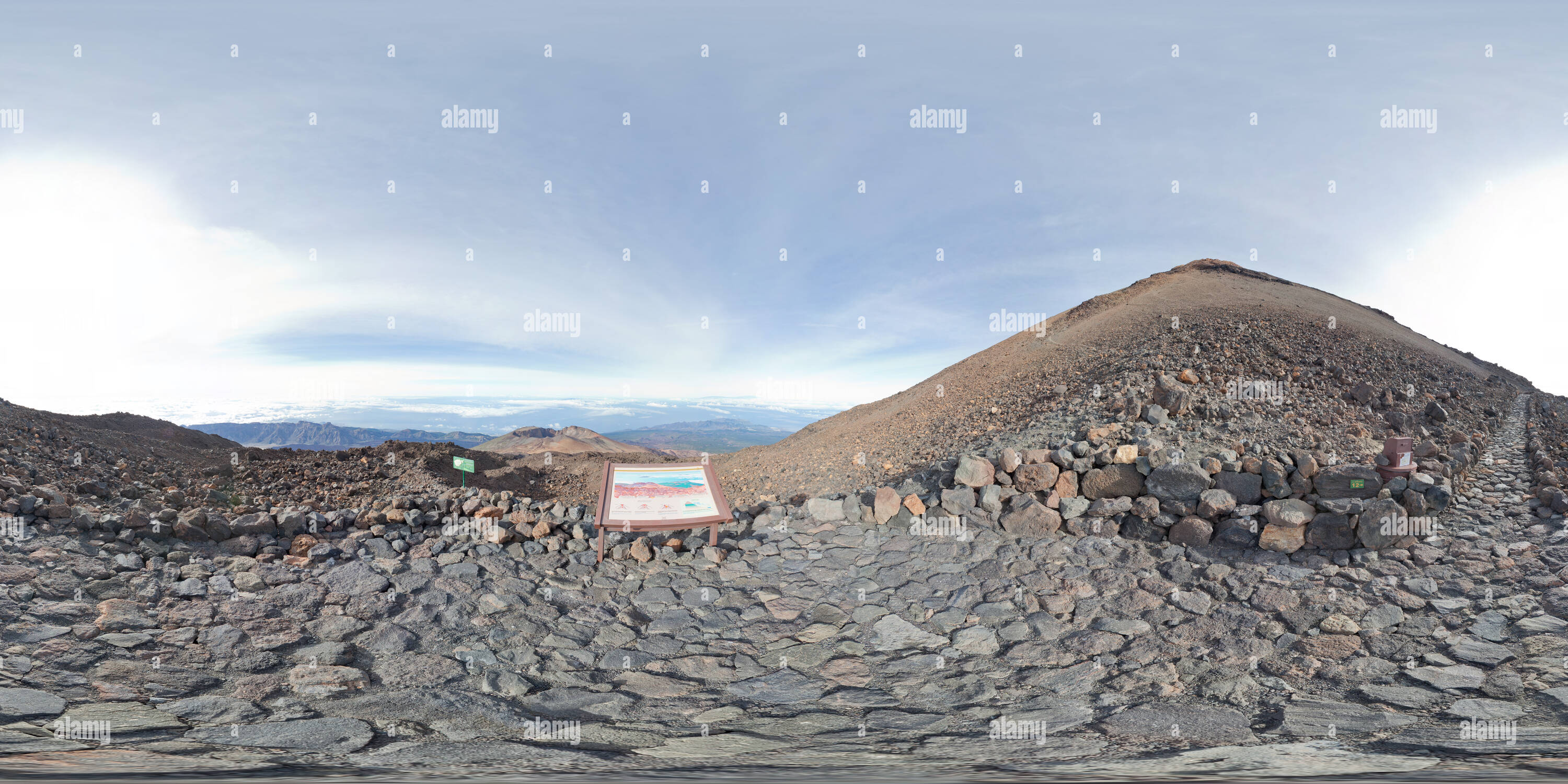 Vista panorámica en 360 grados de Mirador del Pico Viejo