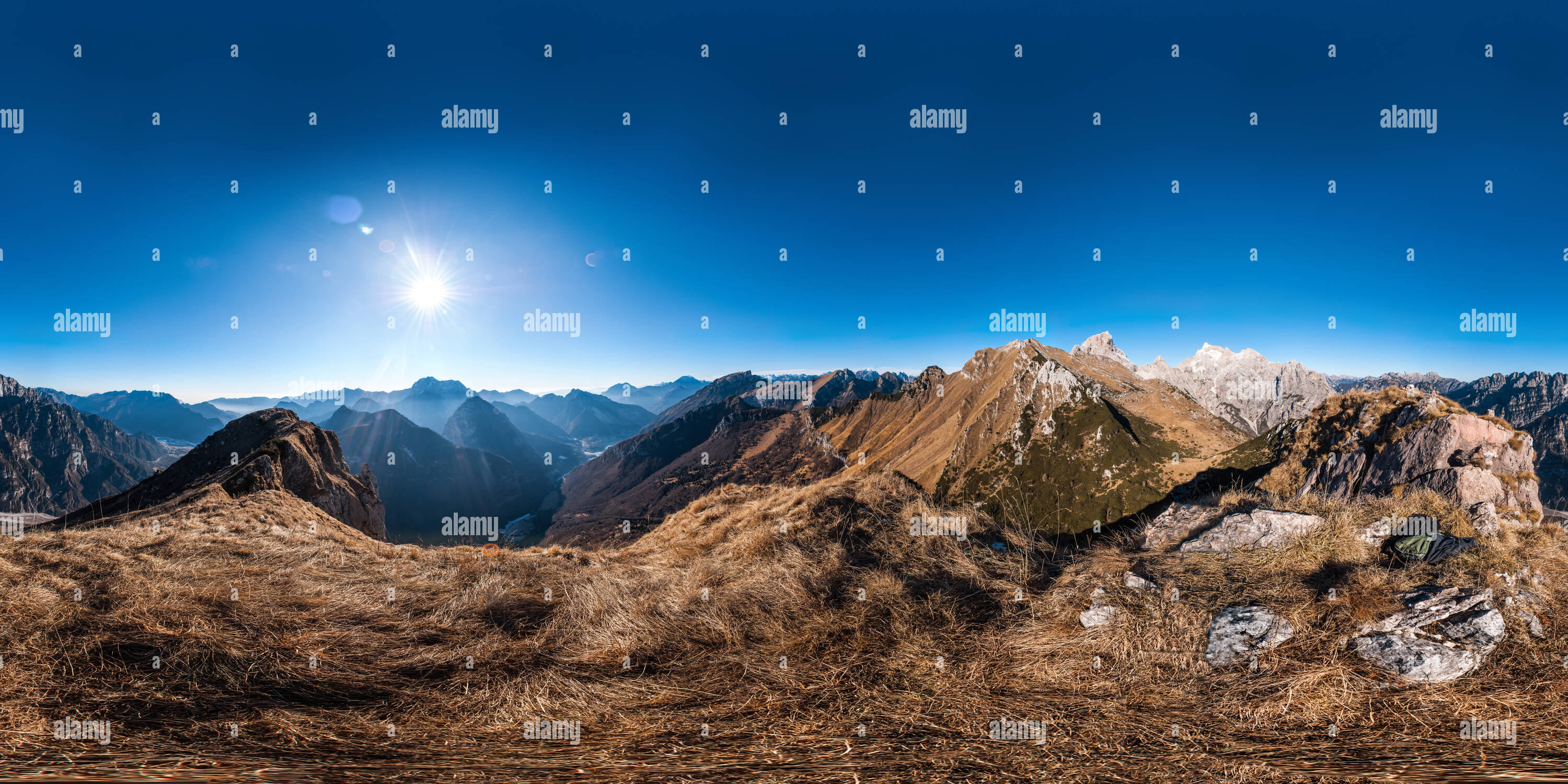 Vista panorámica en 360 grados de Monte Lodina