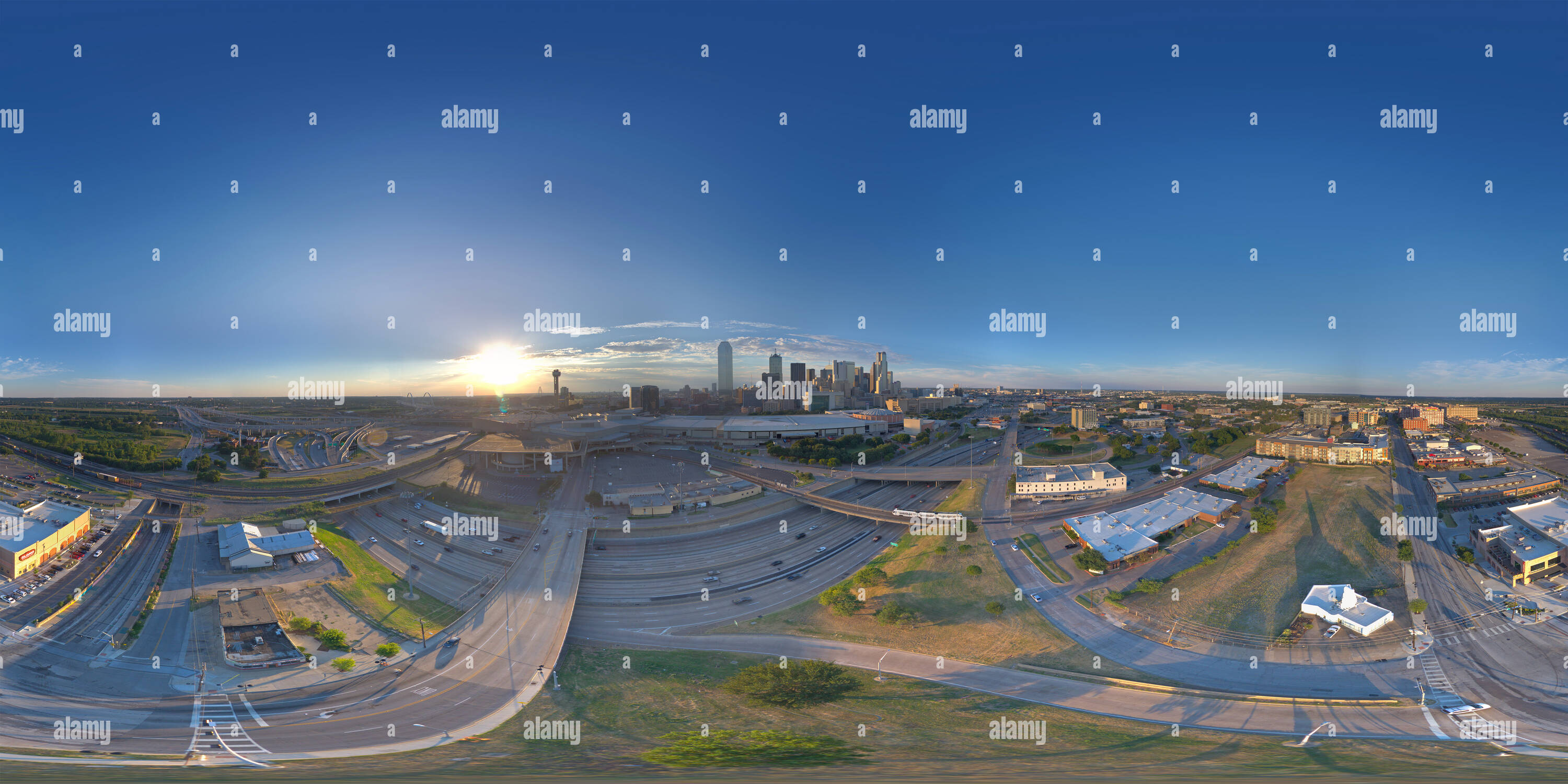 Vista panorámica en 360 grados de Lado Sur en Lamar