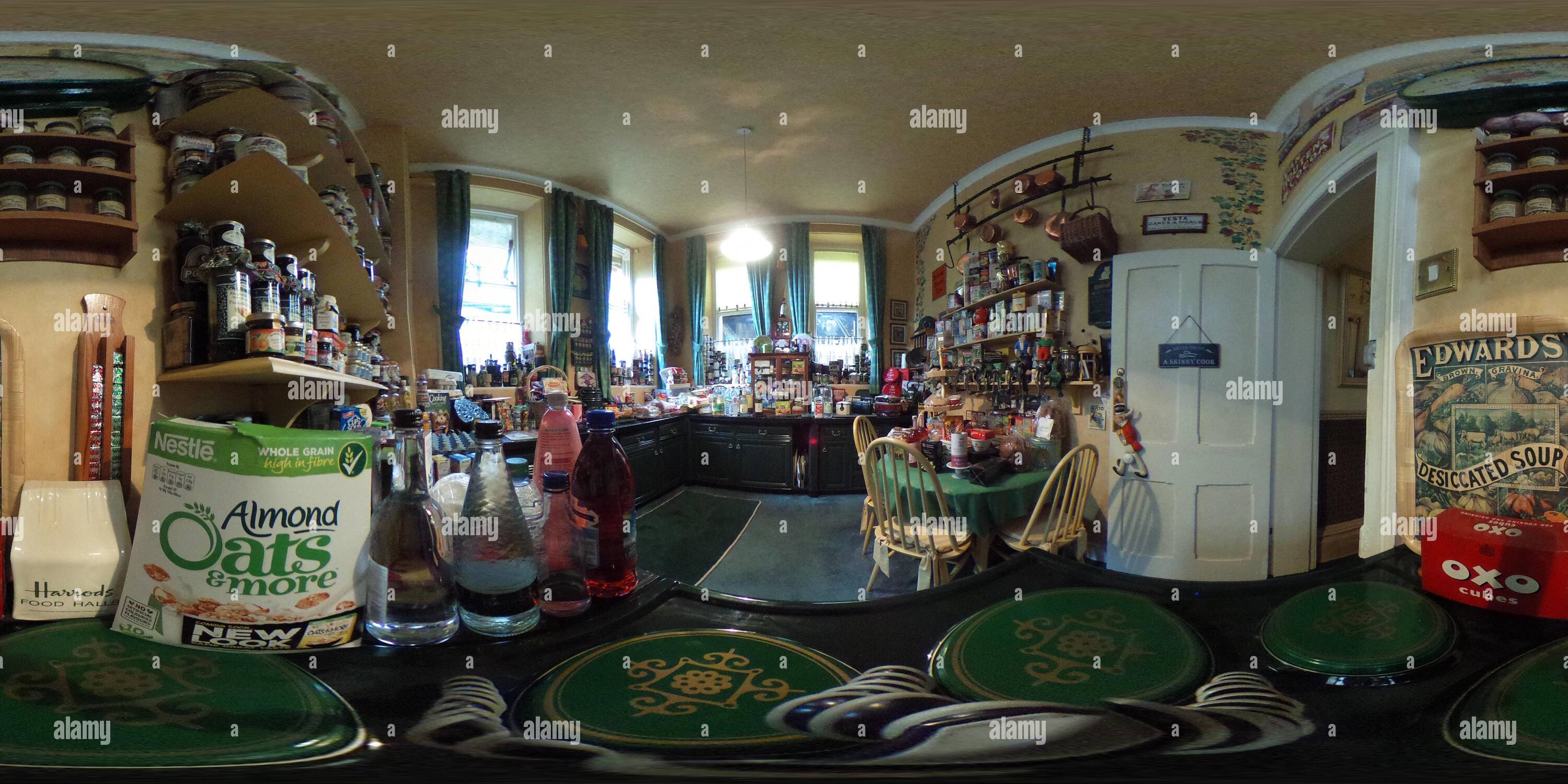 Vista panorámica en 360 grados de Foto Panorámica interior en Abbey Cwm Hir Hall