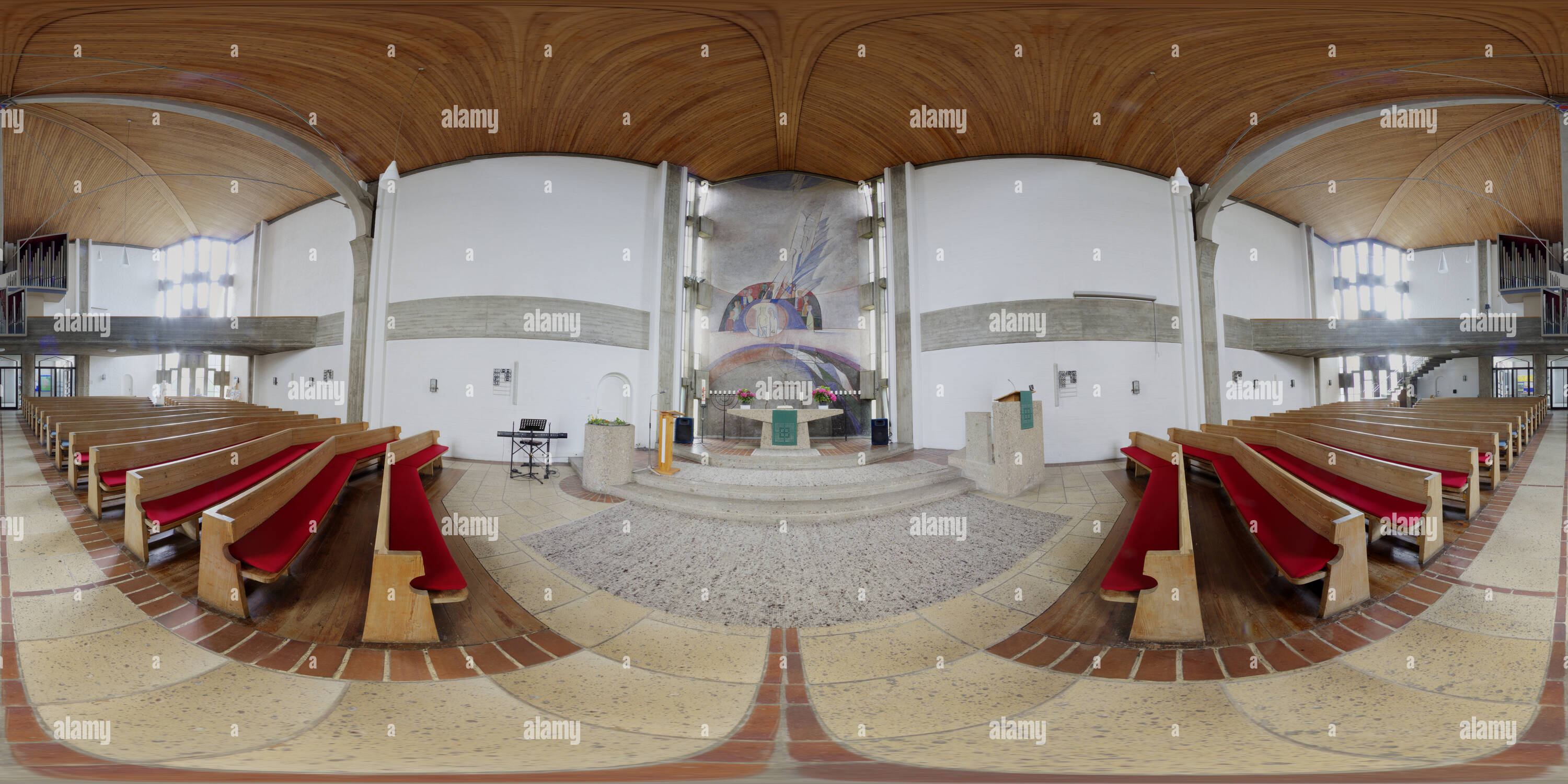 Vista panorámica en 360 grados de Evang Luth Pfarramt St Thomas
