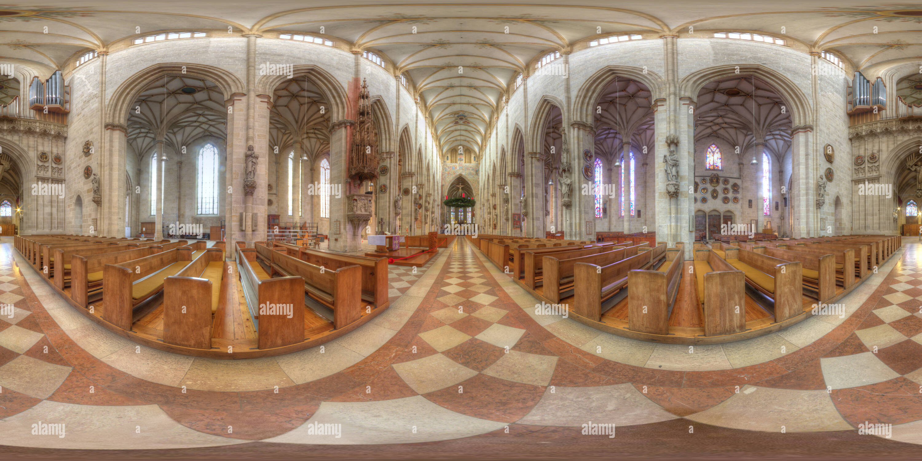 Vista panorámica en 360 grados de Ulmer Münster 01