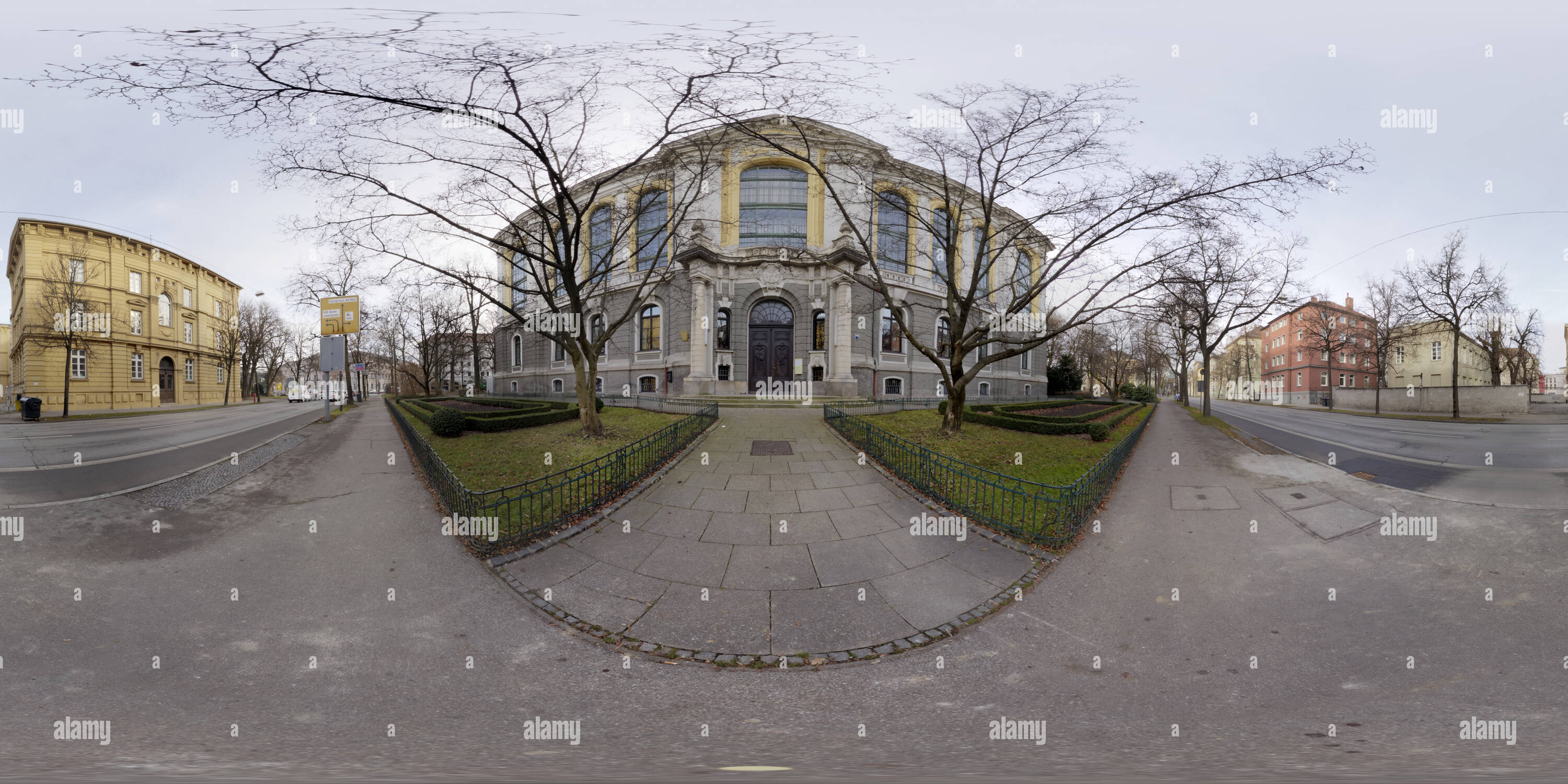 Vista panorámica en 360 grados de Staats- und Stadtbibliothek Augsburg