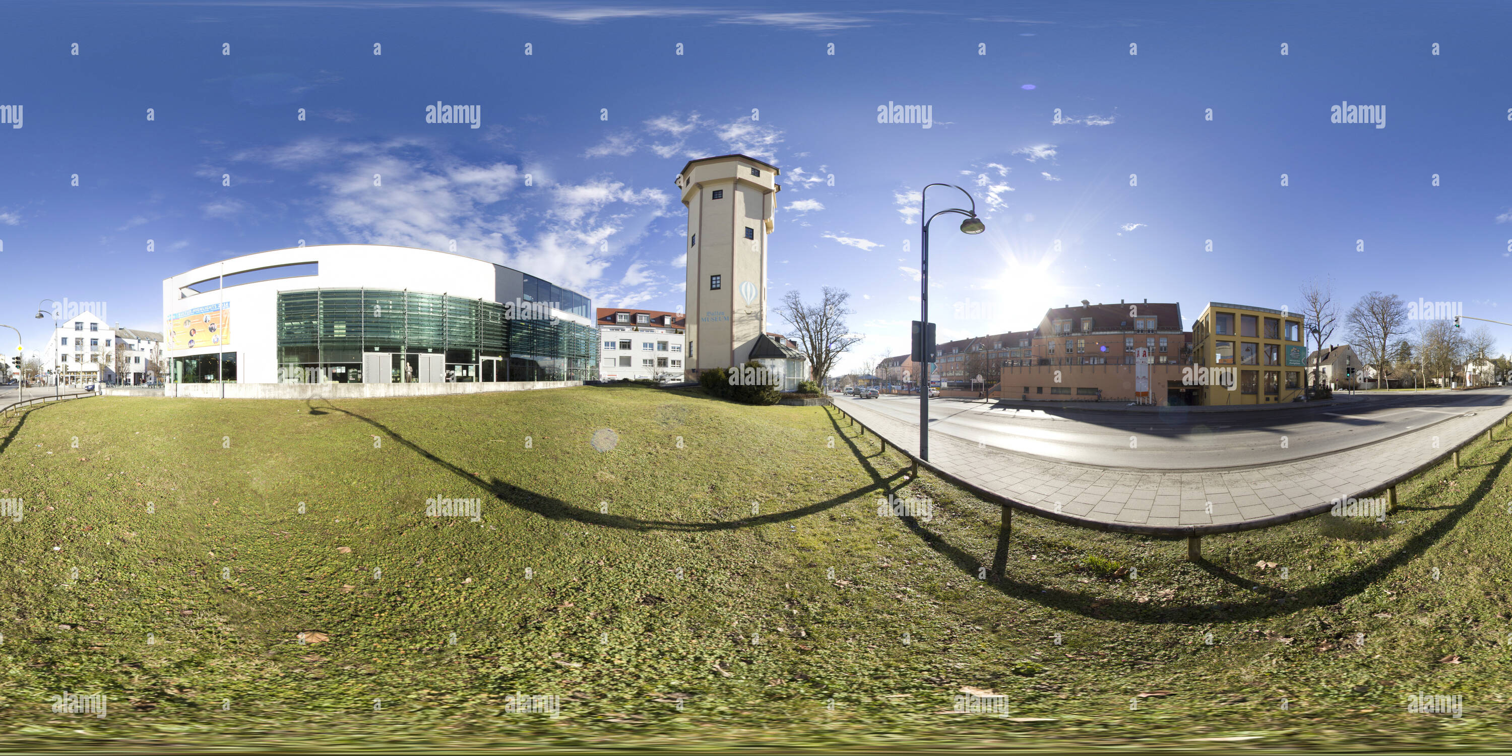 Vista panorámica en 360 grados de Gersthofen Ballonmuseum