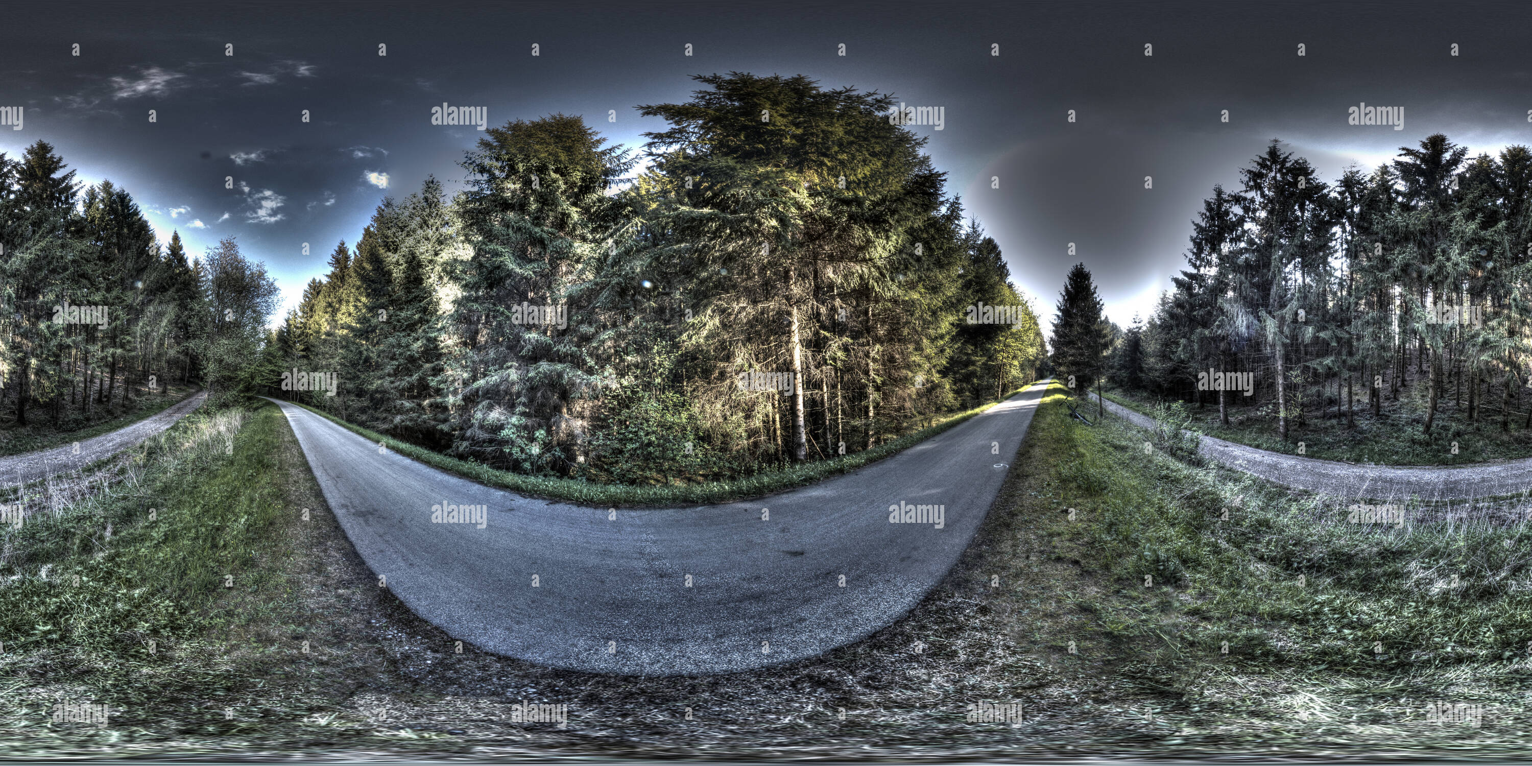 Vista panorámica en 360 grados de Radweg 01
