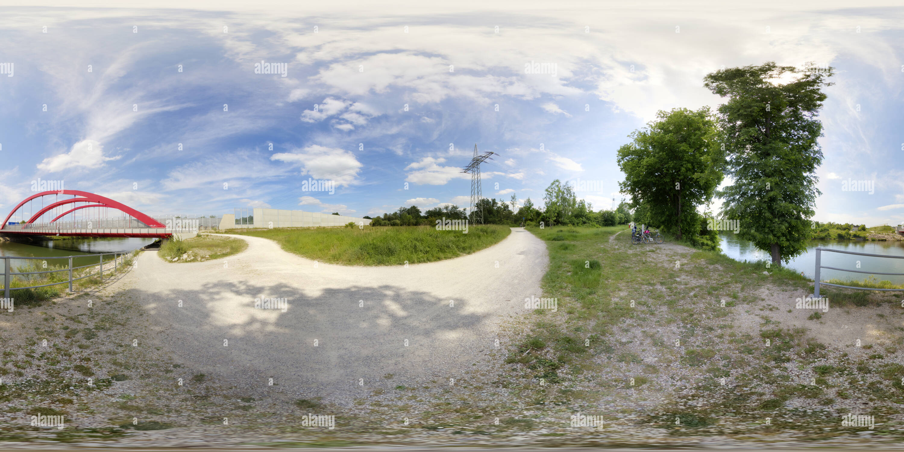 Vista panorámica en 360 grados de Firnhaberauheide