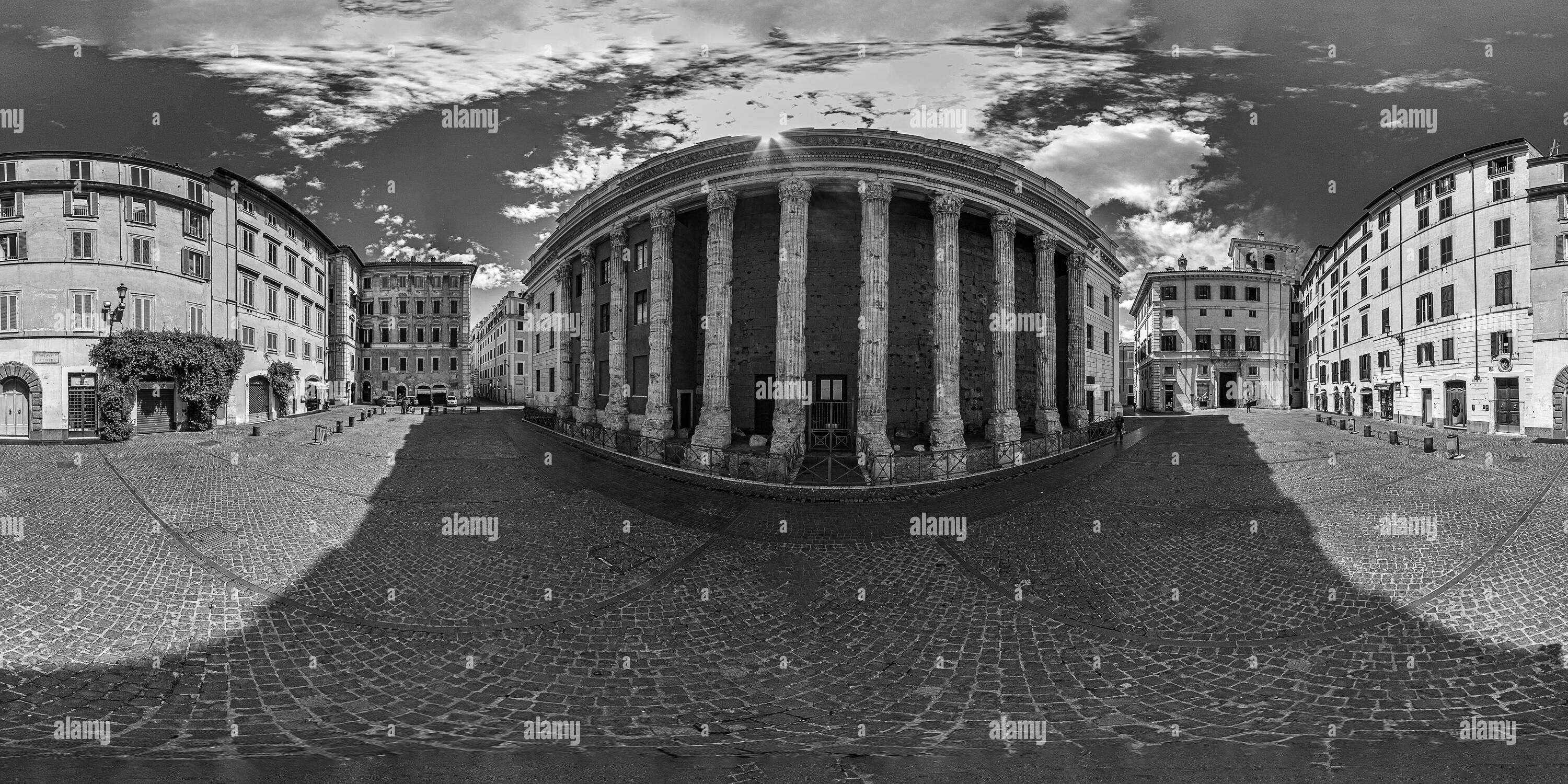 Vue panoramique à 360° de LockDown Rome Italie