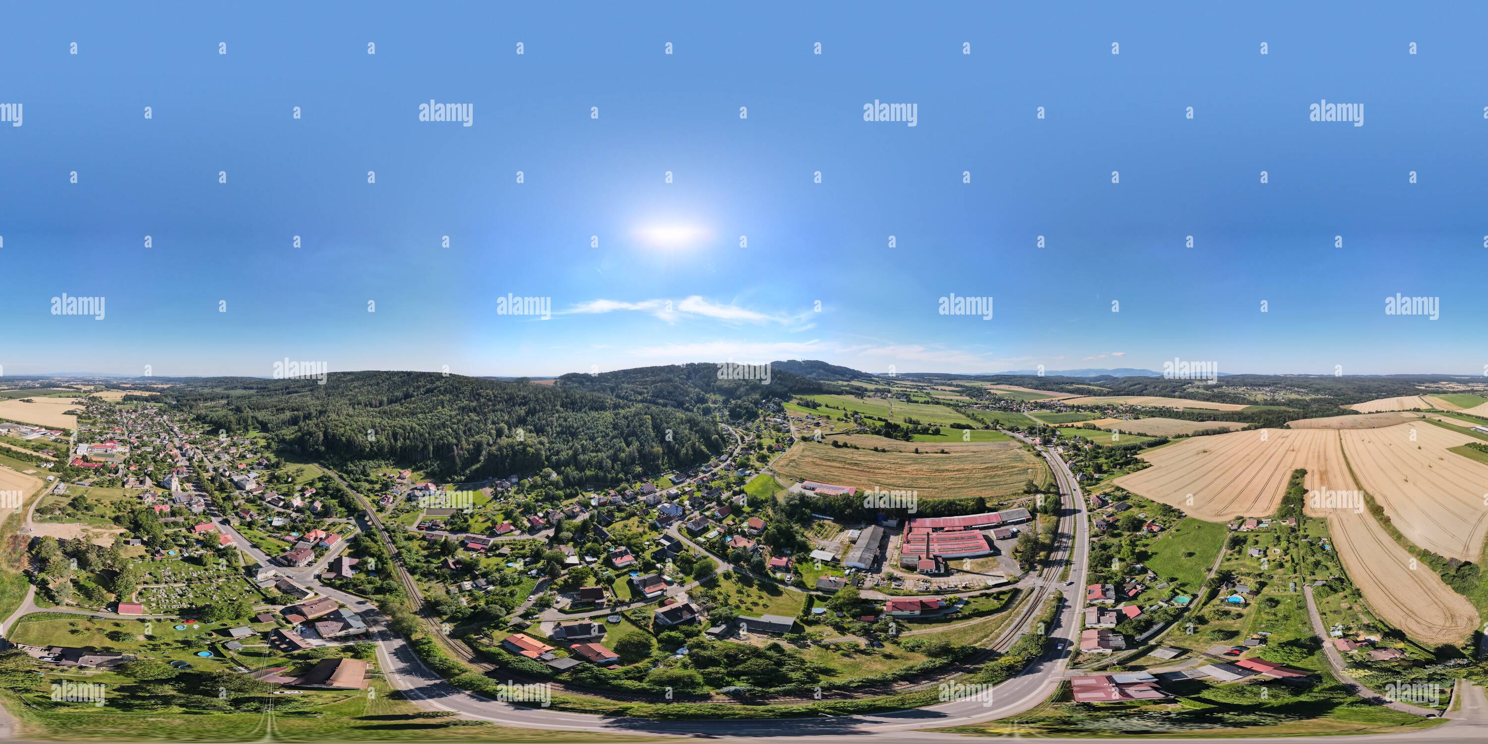 Vue panoramique à 360° de Třemešná 06