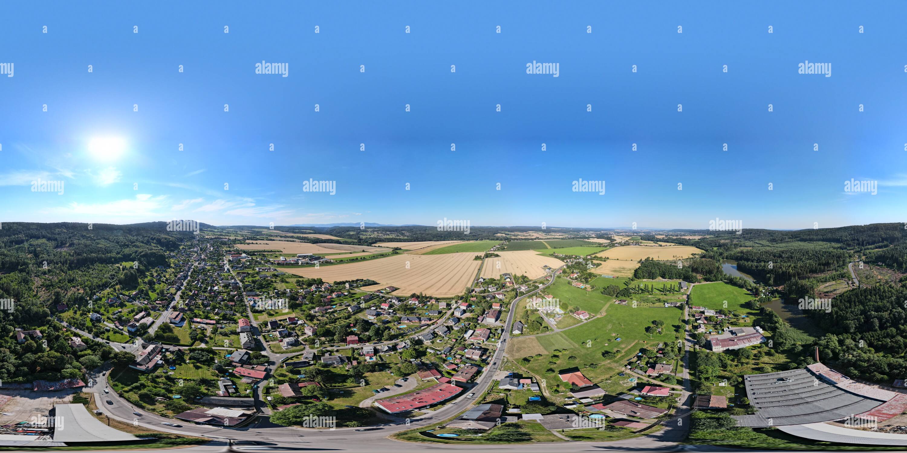 Vue panoramique à 360° de Třemešná 05