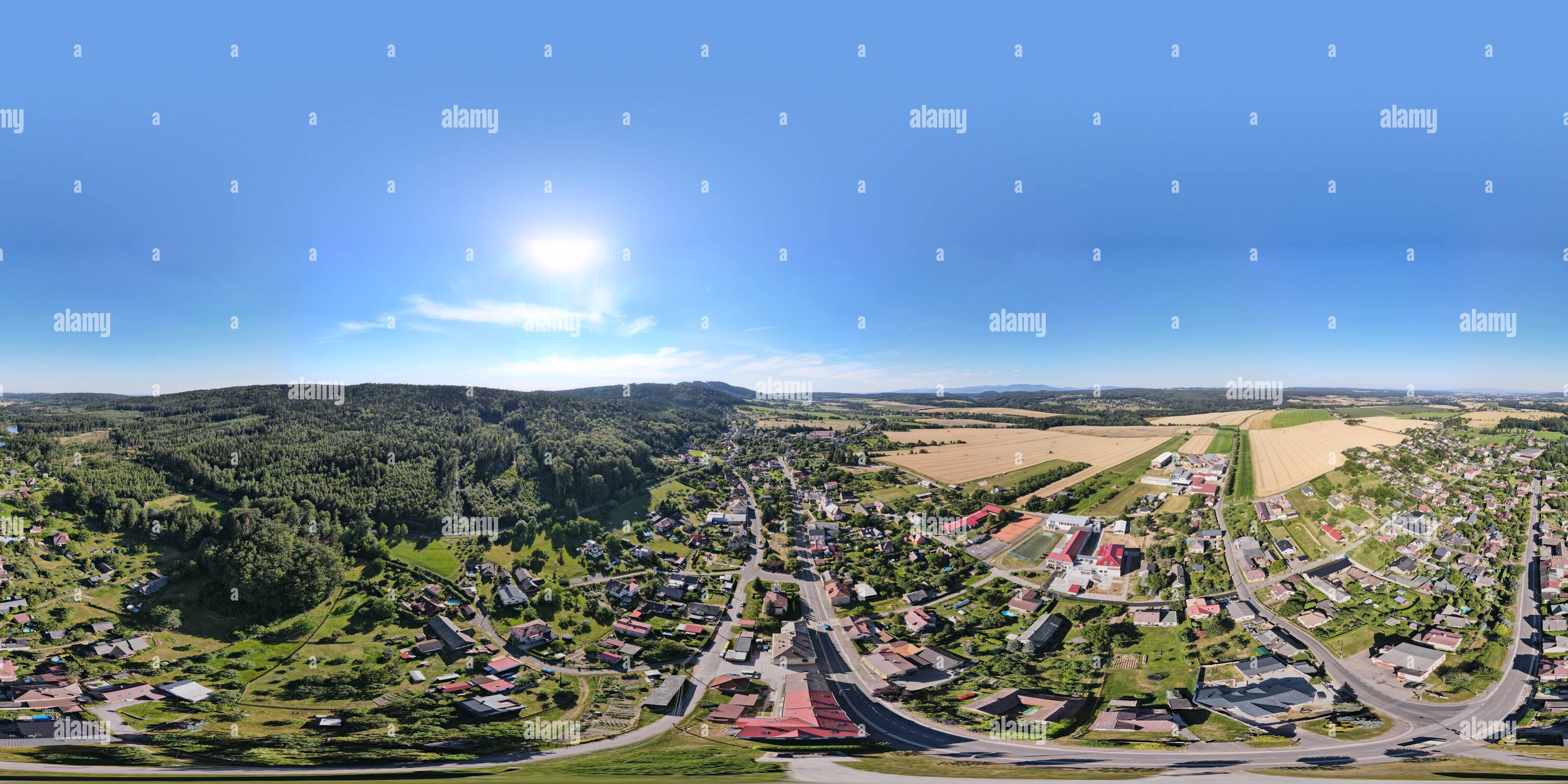 Vue panoramique à 360° de Třemešná 04