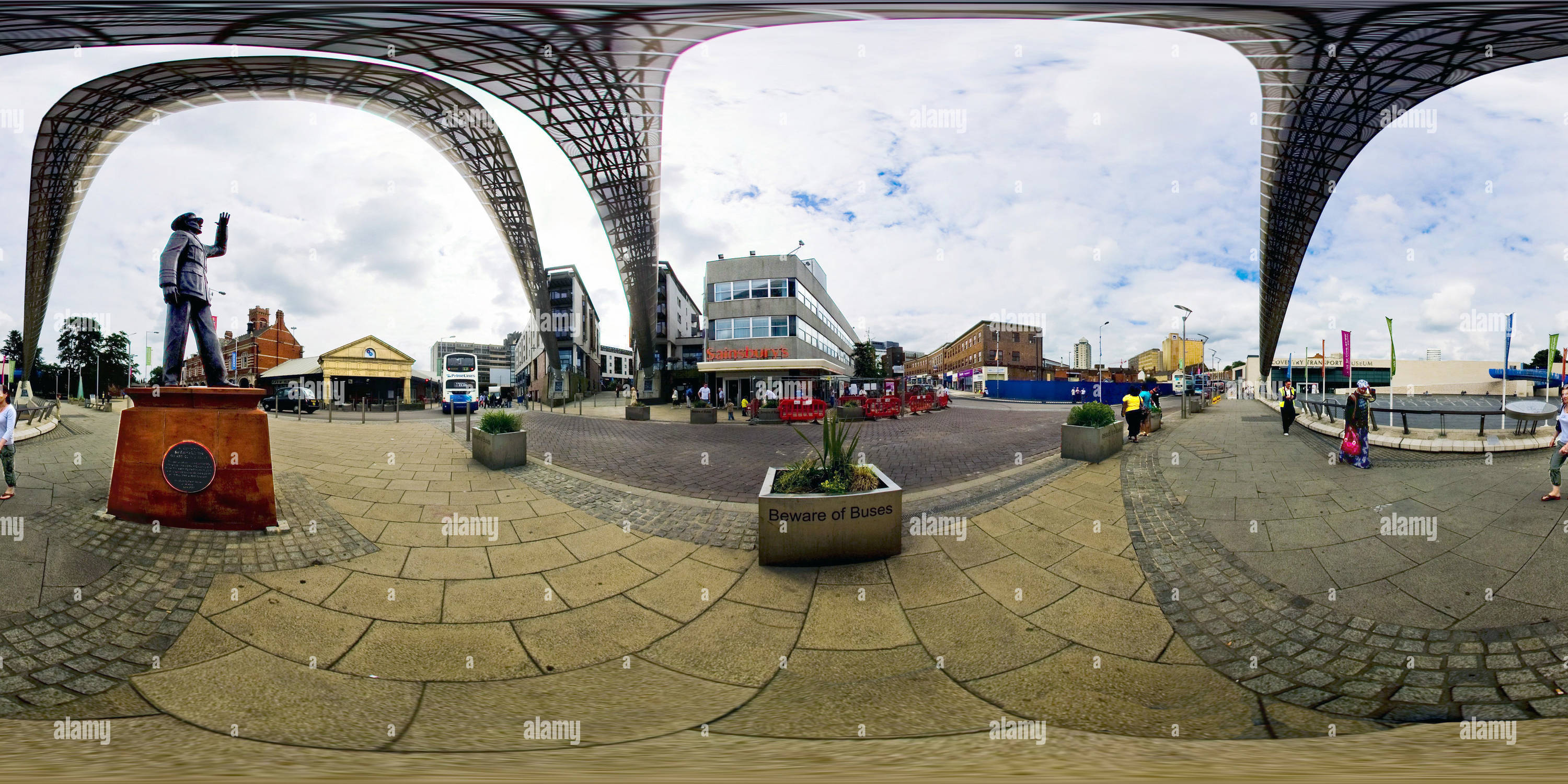 Vue panoramique à 360° de Frank Whittle inventeur de Jet Engine