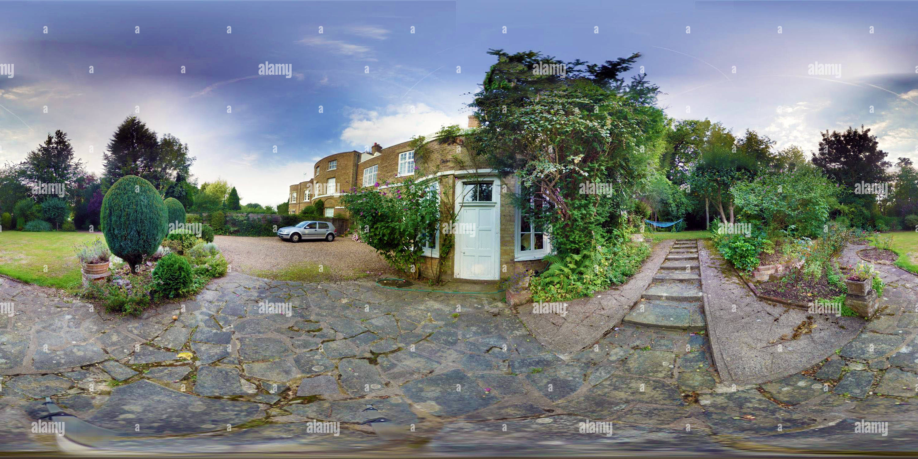 Vue panoramique à 360° de Great Amwell House, Great Amwell, Hertfordshire