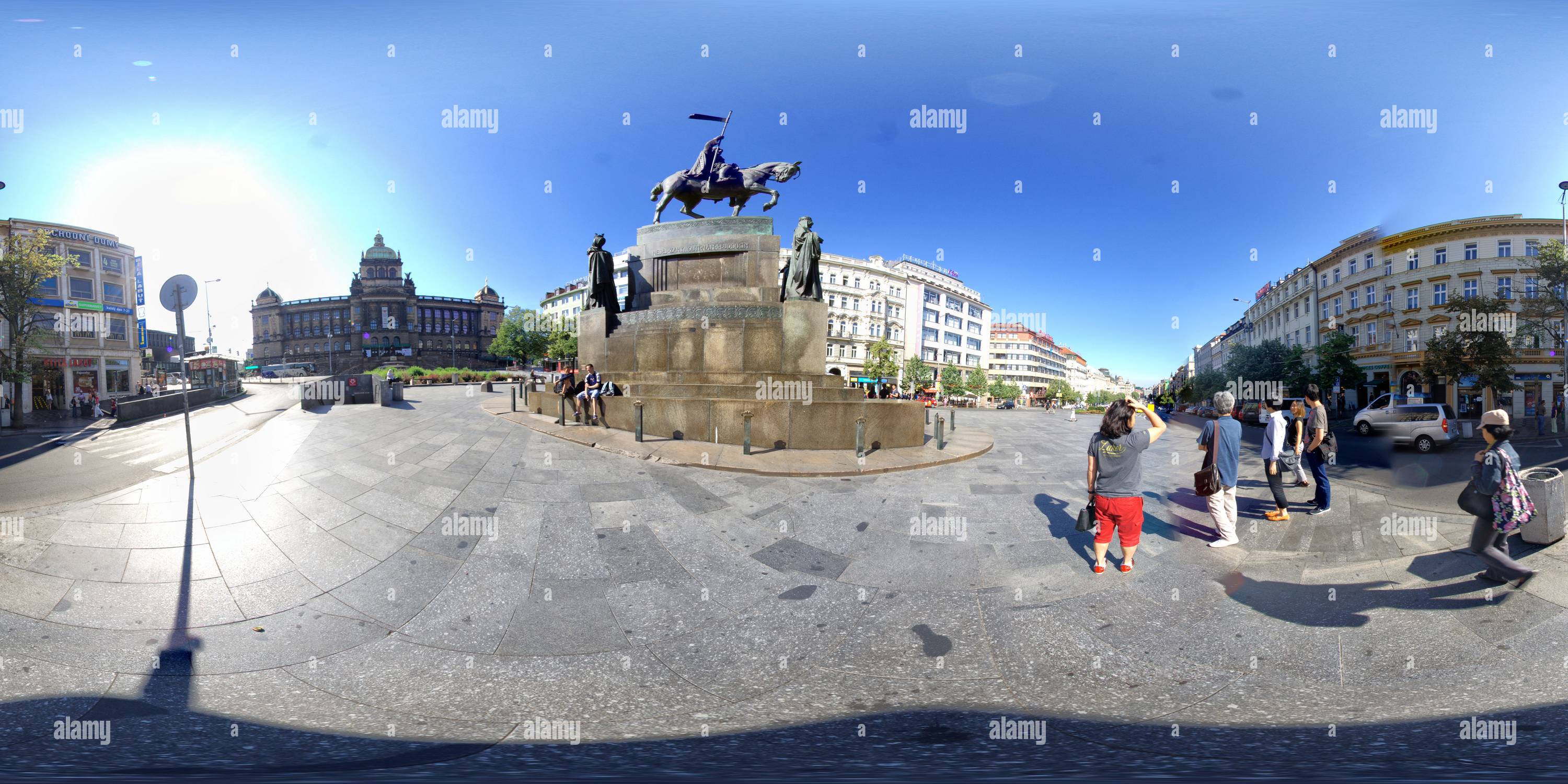 Vue panoramique à 360° de Vatý Václav