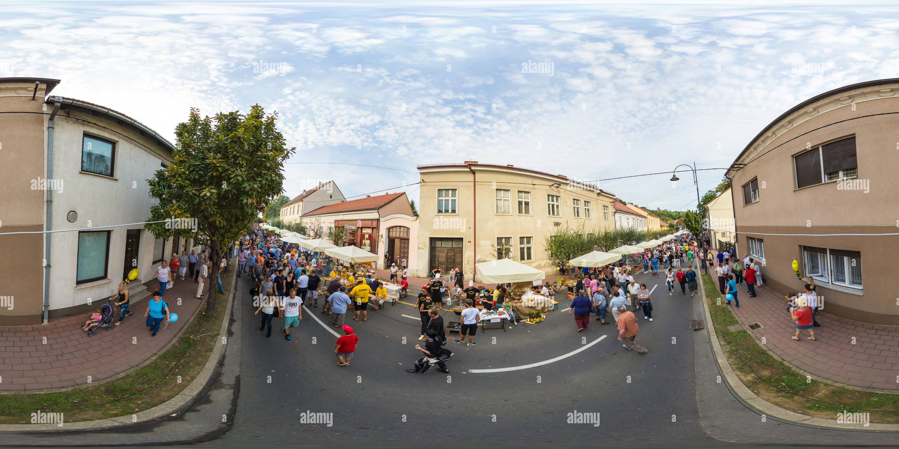 Vue panoramique à 360° de Bogračfest 2014 à Lendava