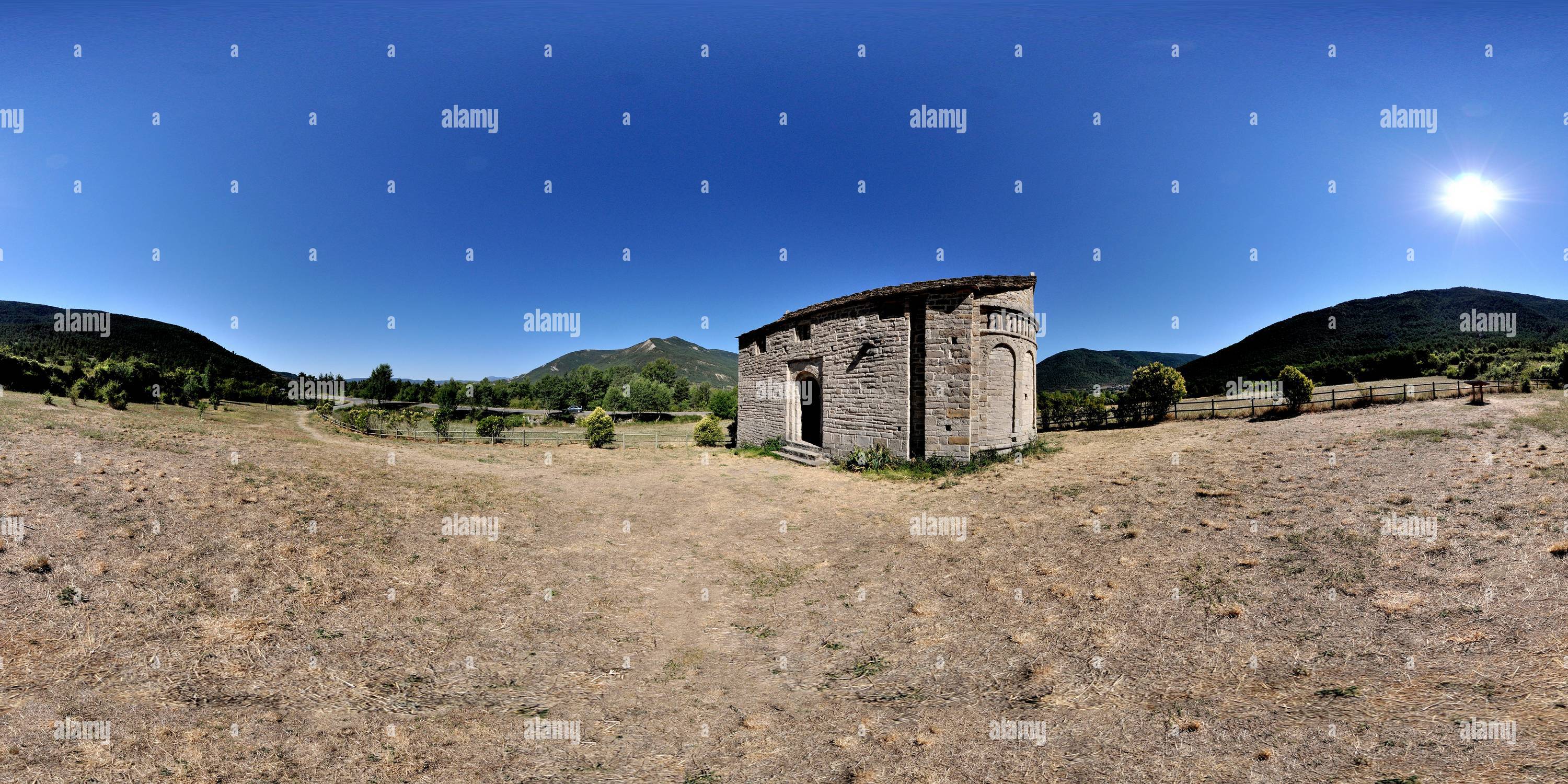 Vue panoramique à 360° de Iglesia Románico Mozárabe de San Juan de Busa