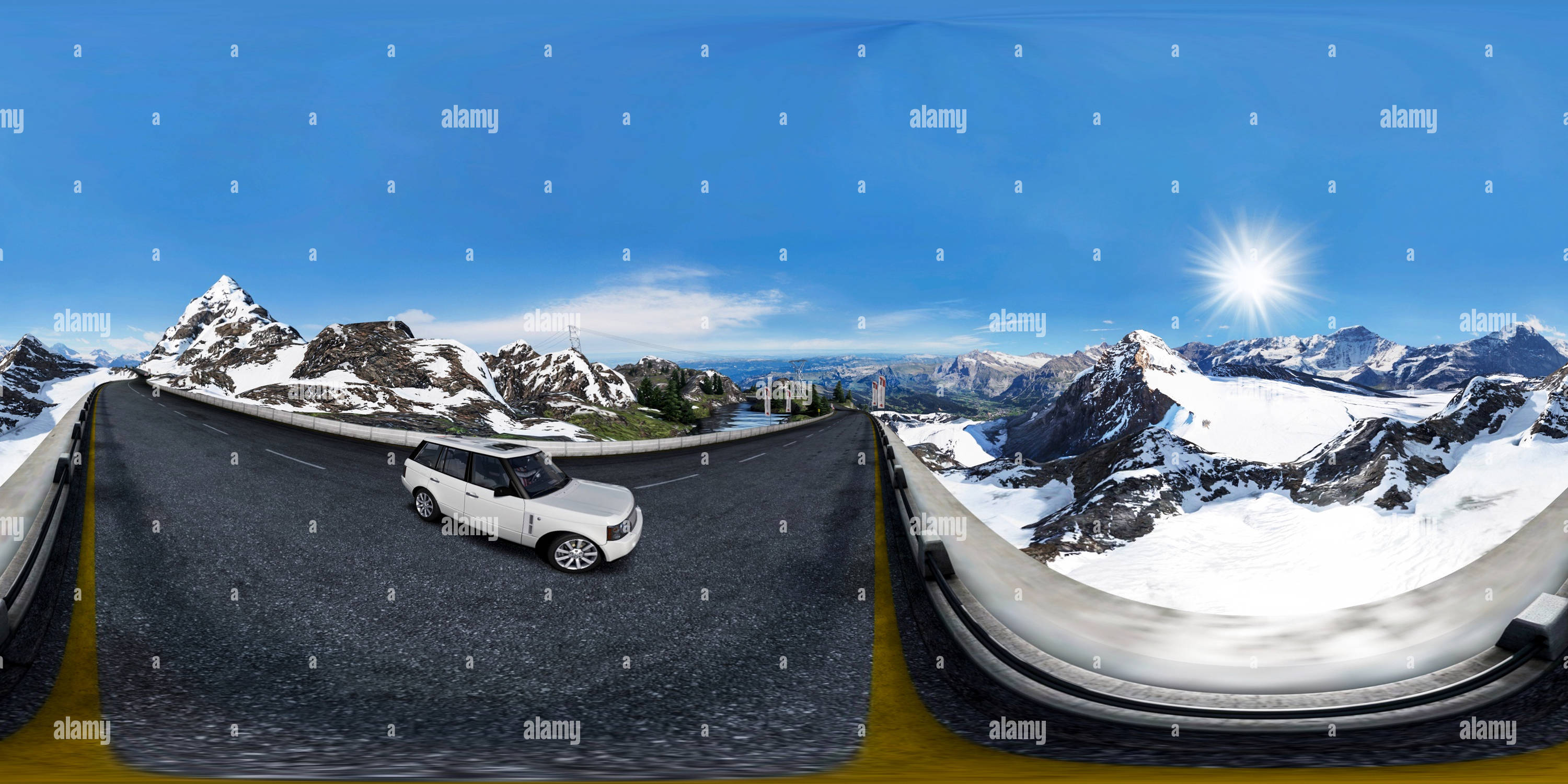 Vue panoramique à 360° de Forza Motorsport Alpes bernoises