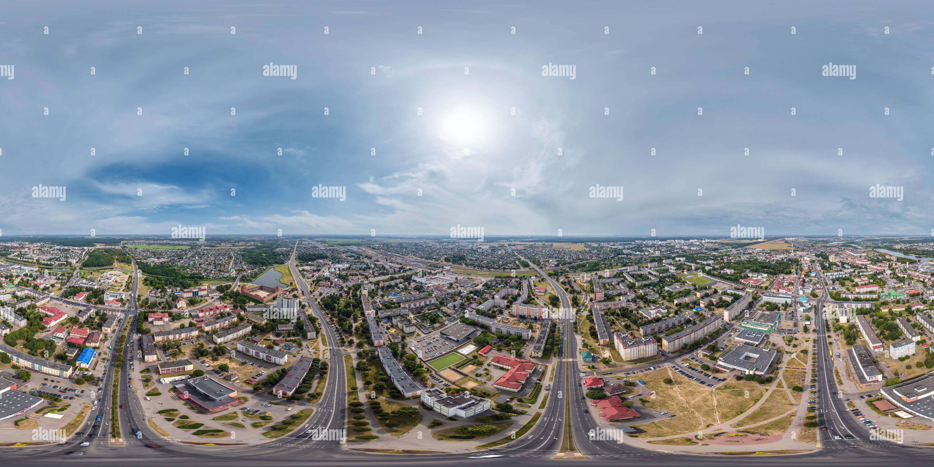 Vue De Vue Panoramique De L Antenne Hdri Sph Rique Sans