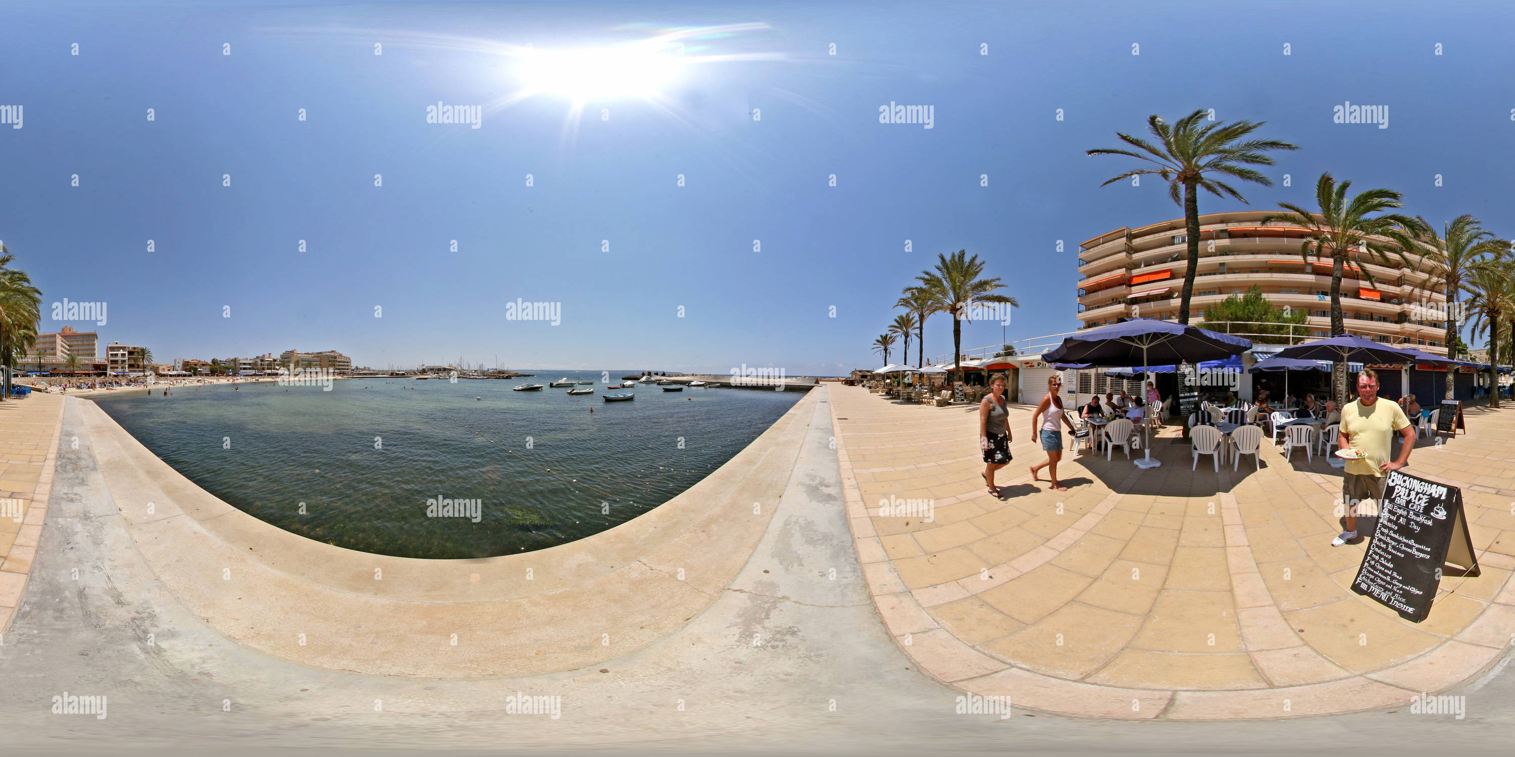 Vue panoramique à 360° de Cala Estancia - Playa de Palma