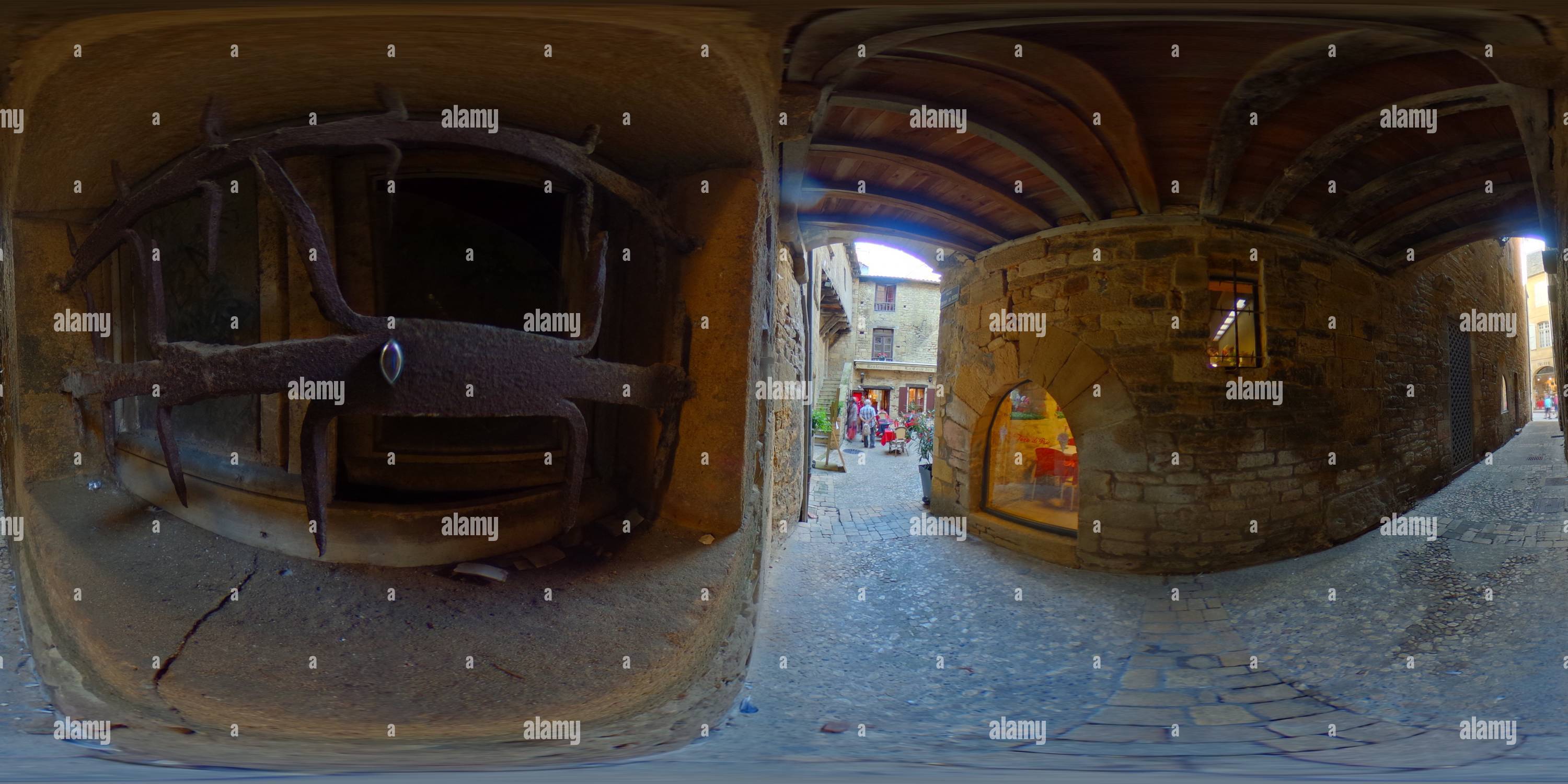 Vue panoramique à 360° de Place du marché 1 - Sarlat le Caneda