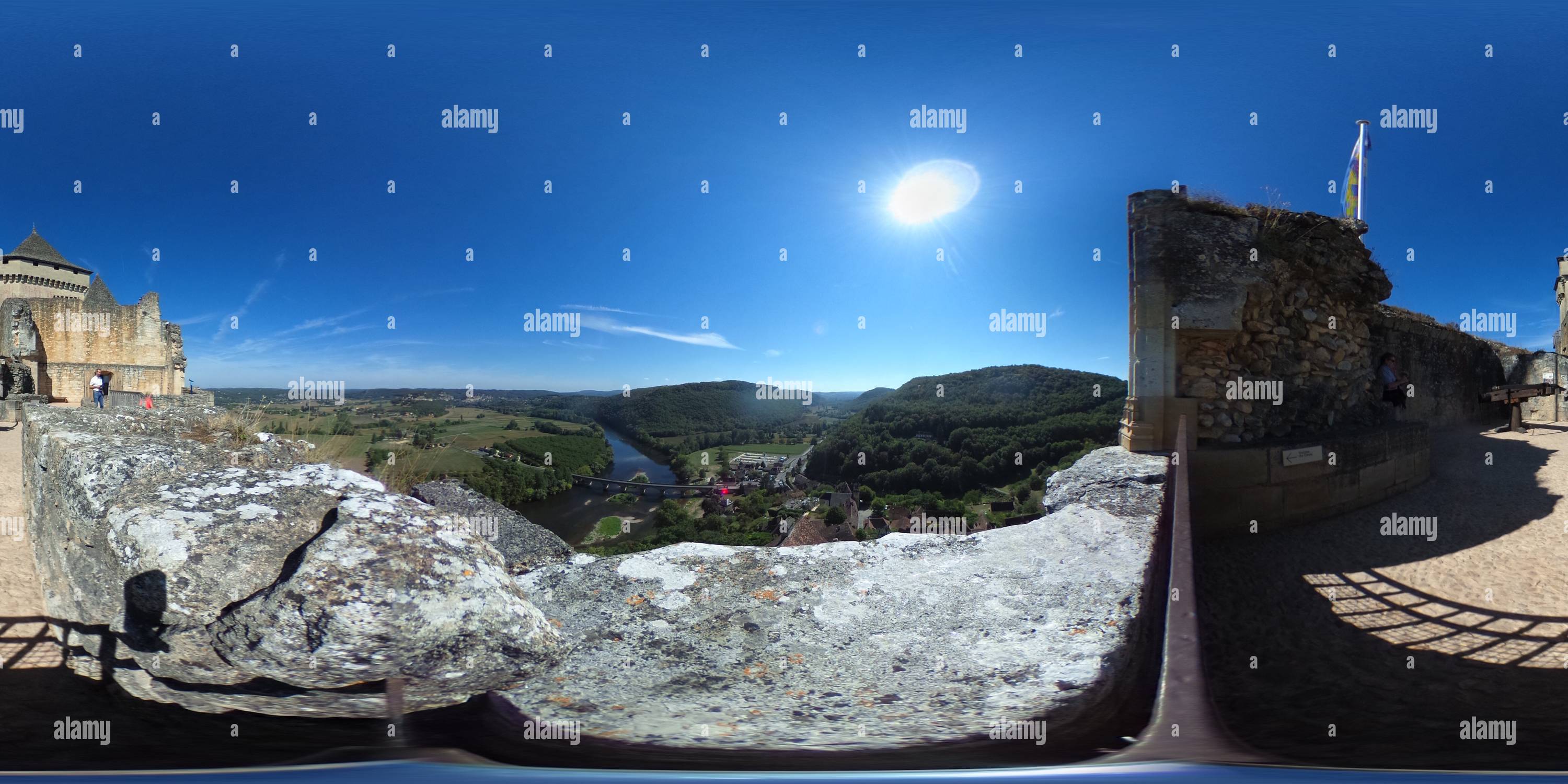 Vue panoramique à 360° de Château de Castelnaud 1