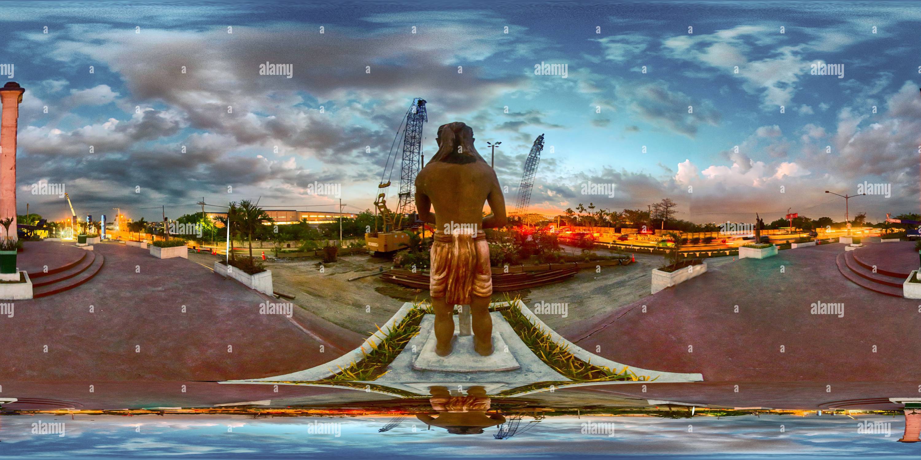 Vue panoramique à 360° de Monument du président Carlos P. Garcia