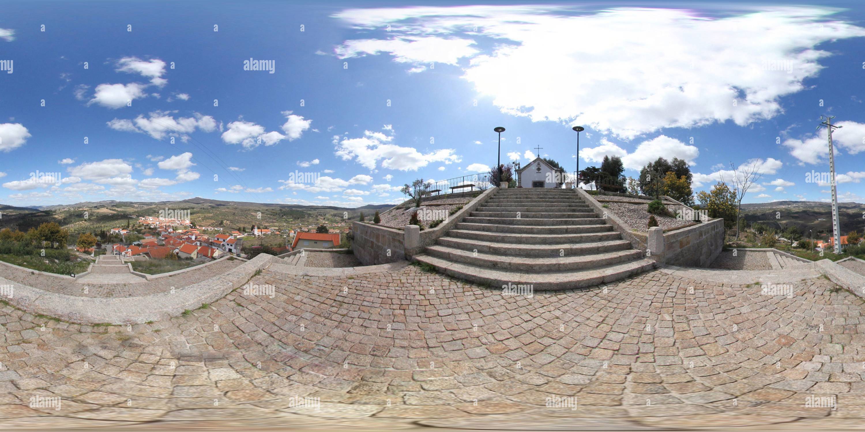 Vue panoramique à 360° de Escalier notre Dame d'Alegria