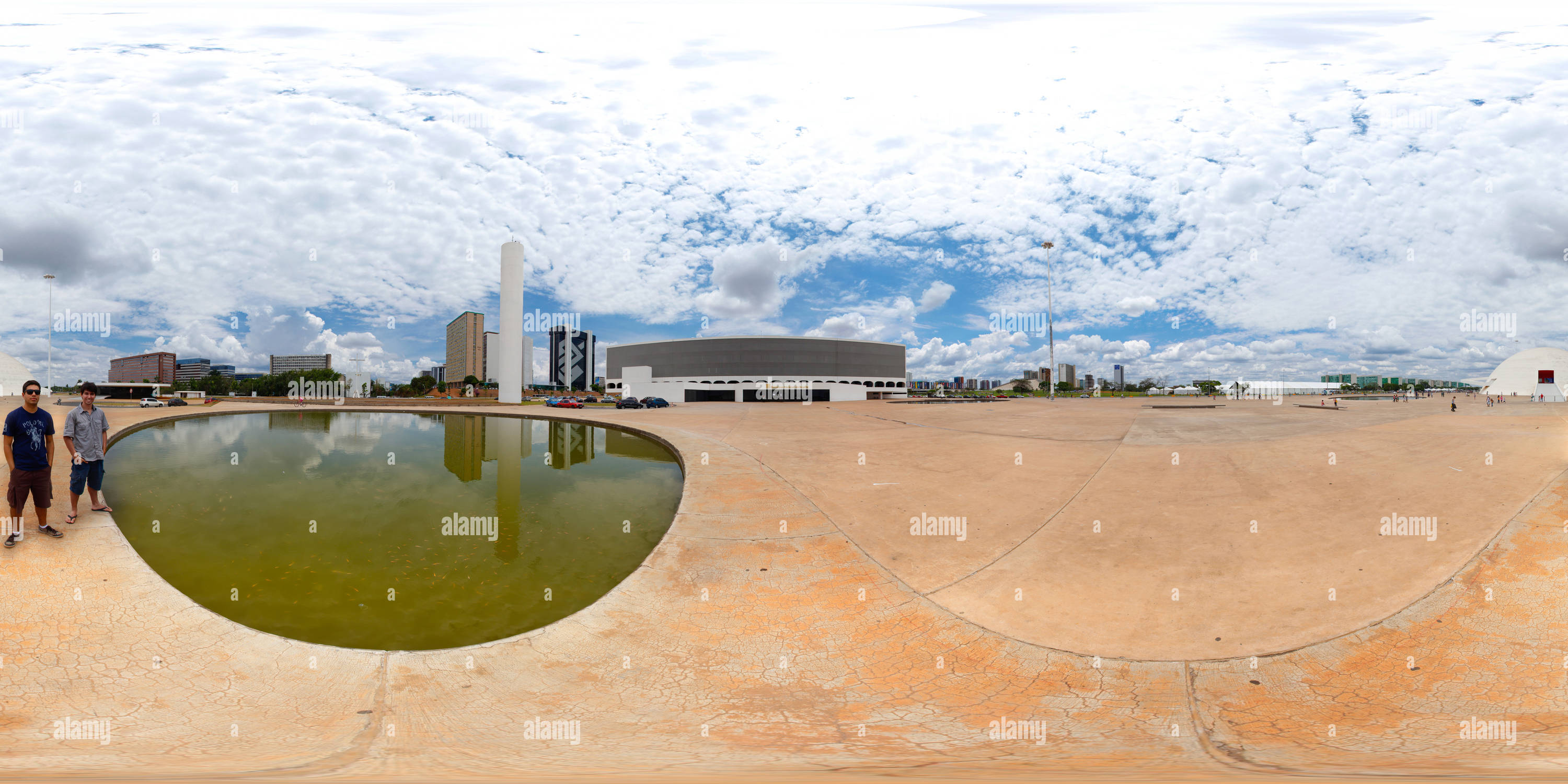 Vue panoramique à 360° de Brasília - Esplanada dos Ministérios