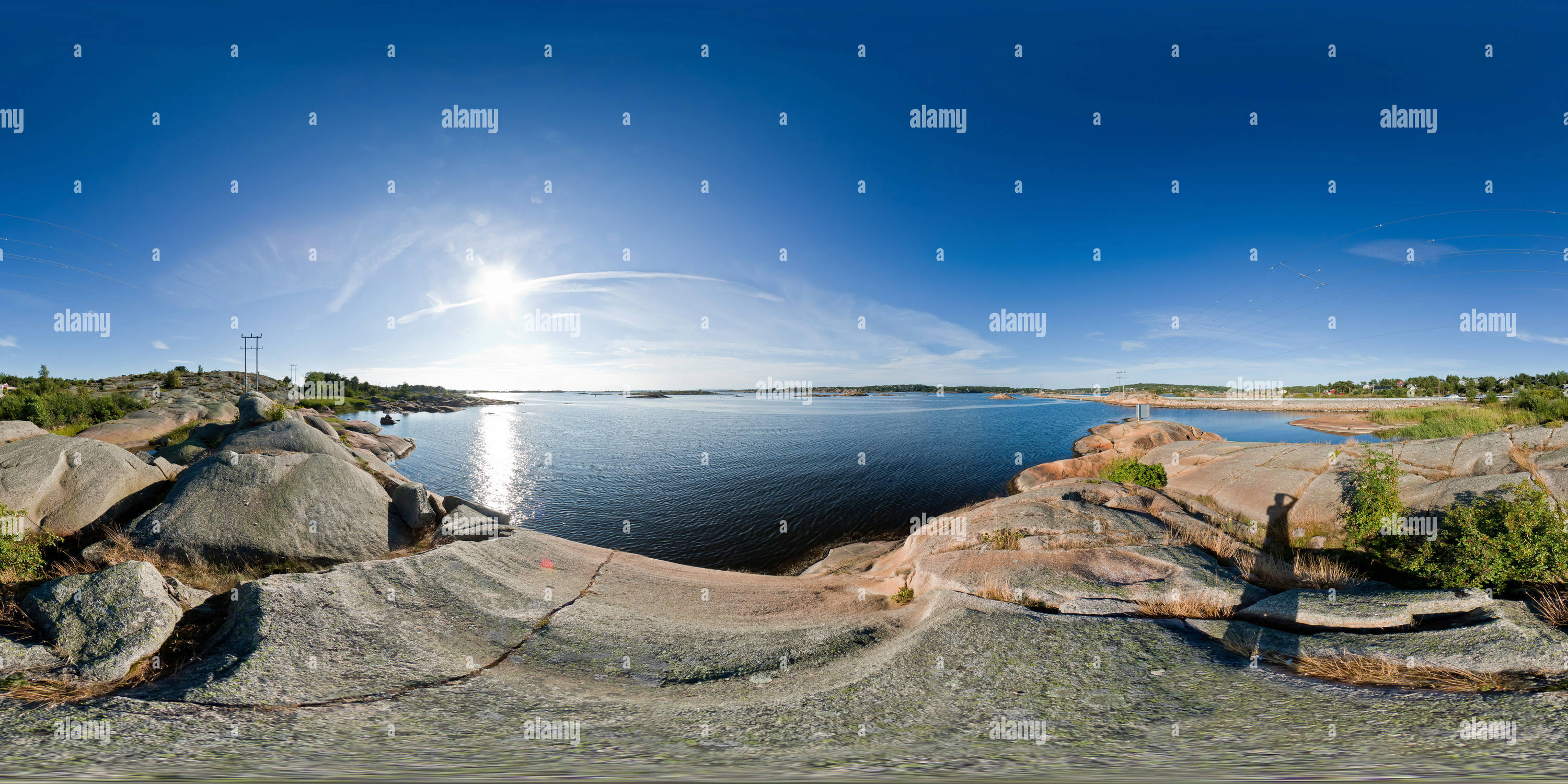 Vue panoramique à 360° de L'île Hvaler