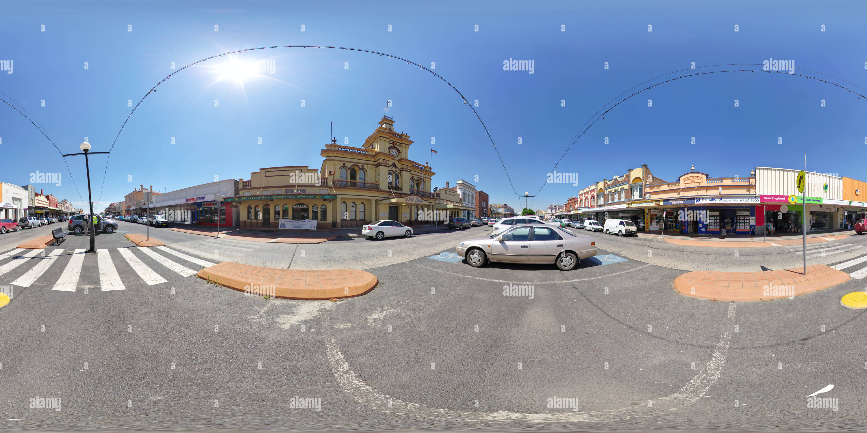 Vue panoramique à 360° de Centre-ville de Glen Innes