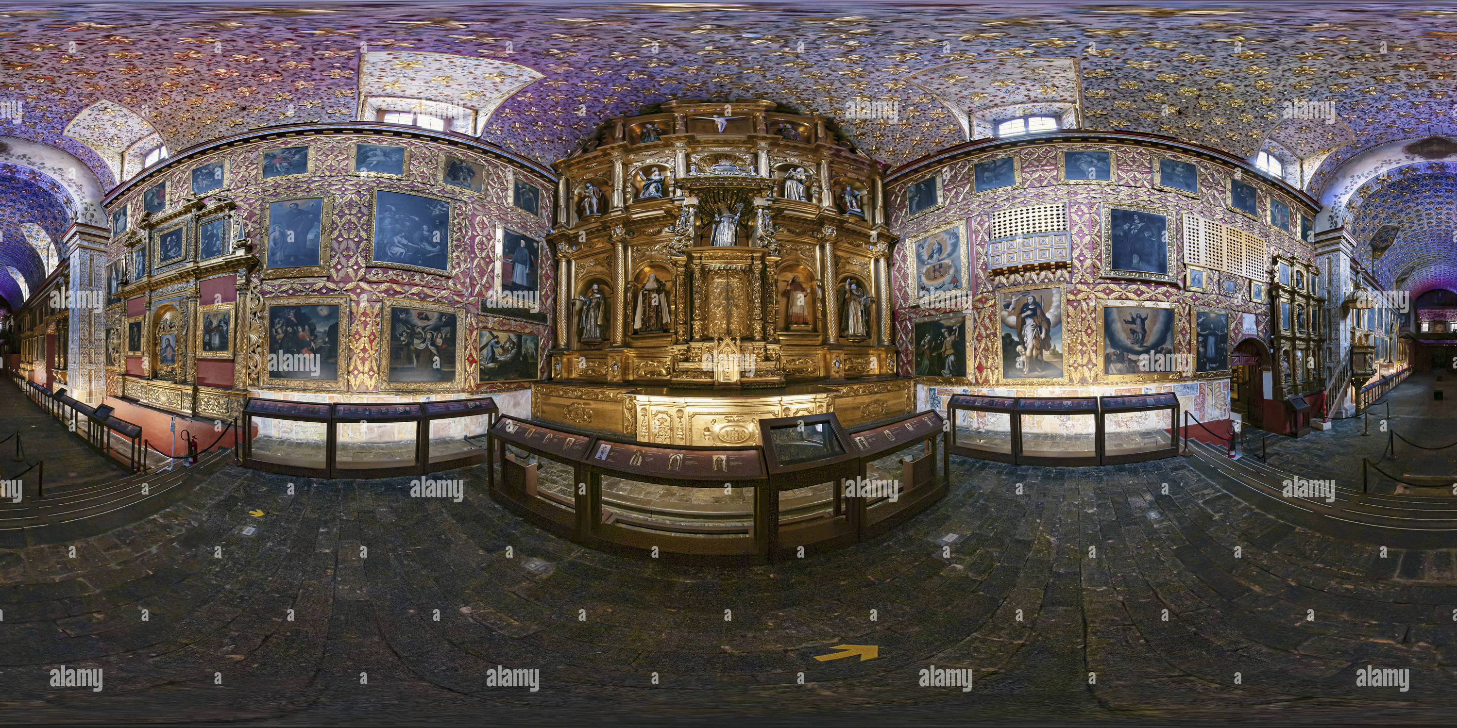 Vue panoramique à 360° de Le musée Santaclara