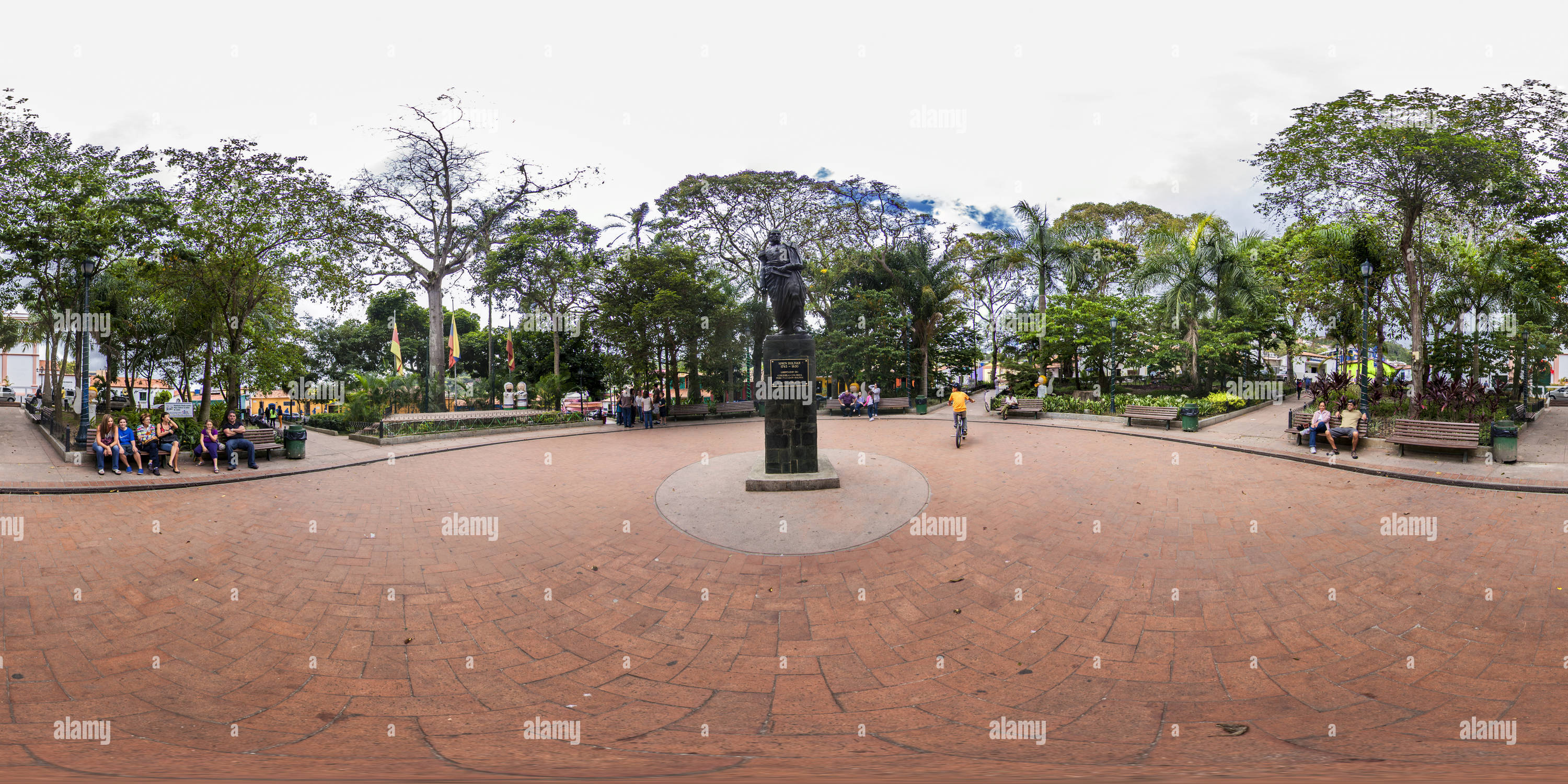 Vue panoramique à 360° de El Hatillo ville Caracas Venezuela.