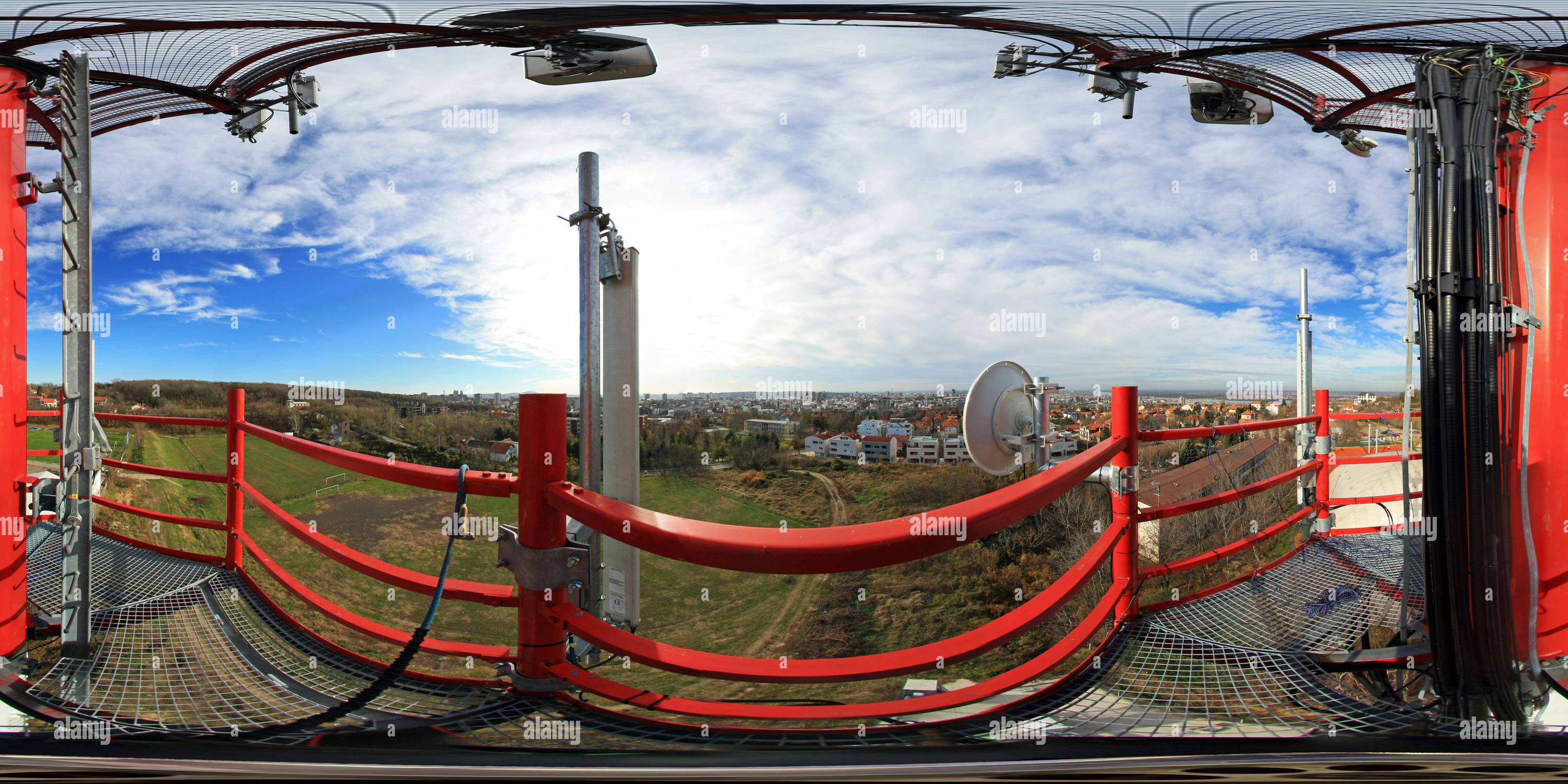 Vue panoramique à 360° de Lien Internet